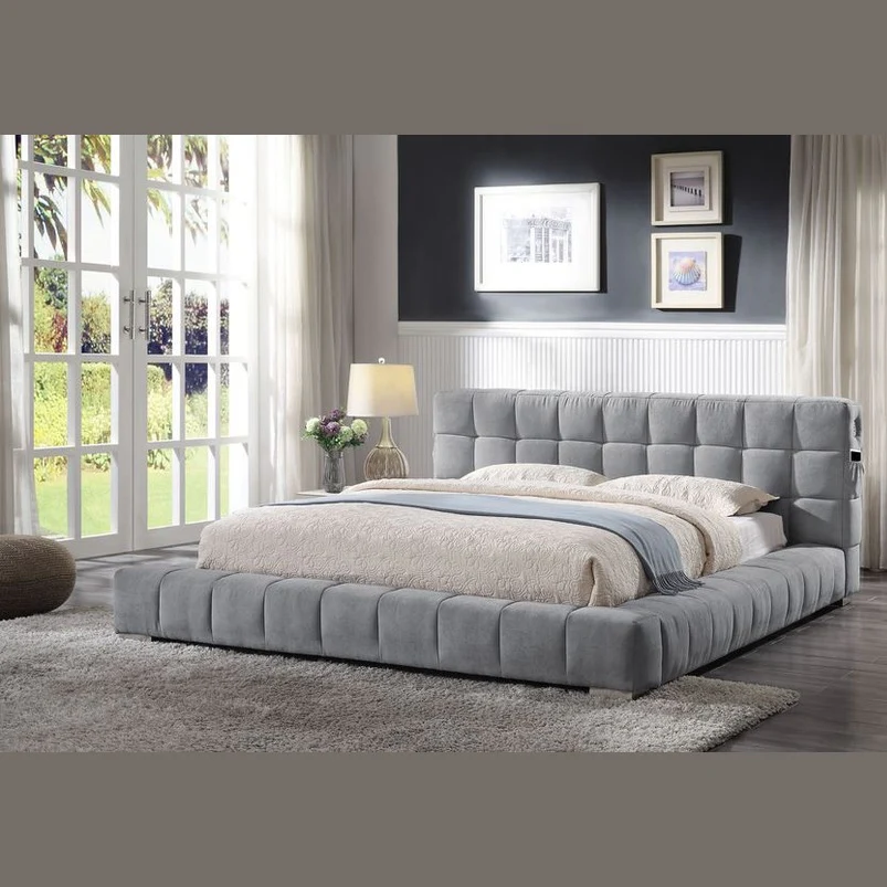 Mc Call - Platform Bed - Grey - Image 7