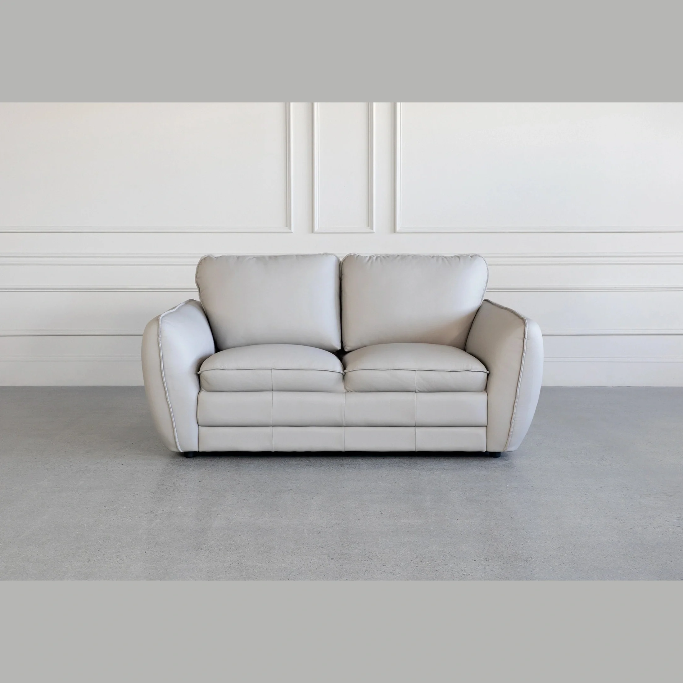 Merino Genuine Leather Loveseat - Image 3