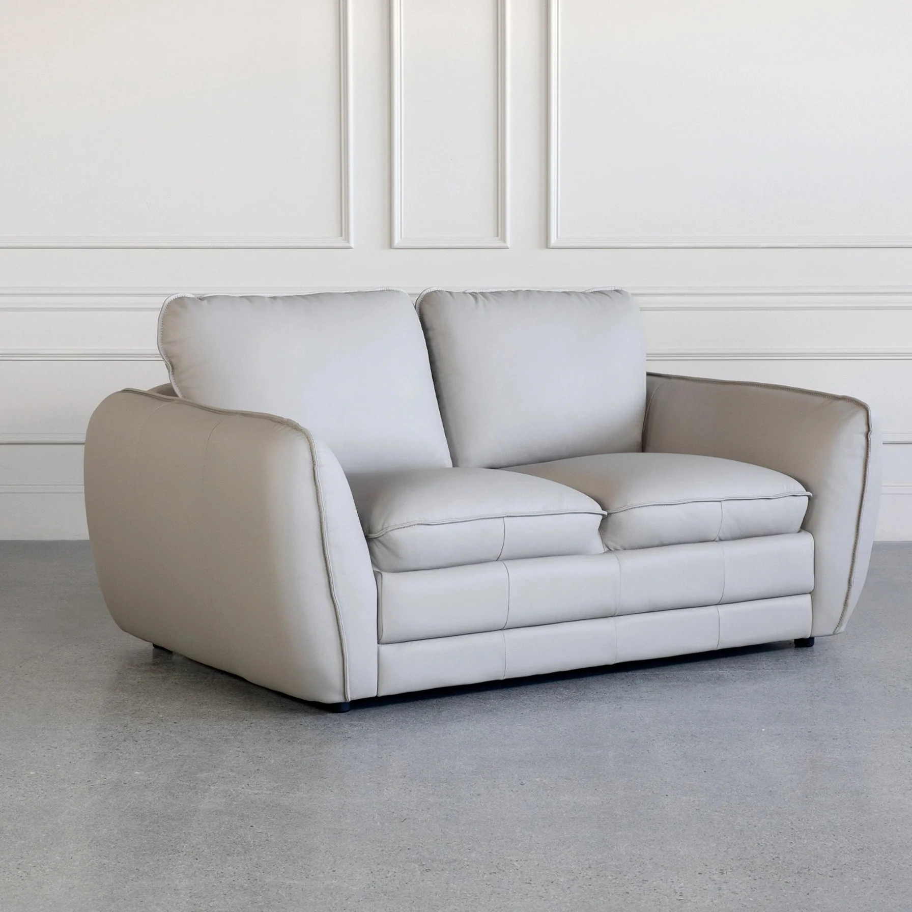 Merino Genuine Leather Loveseat - Image 4