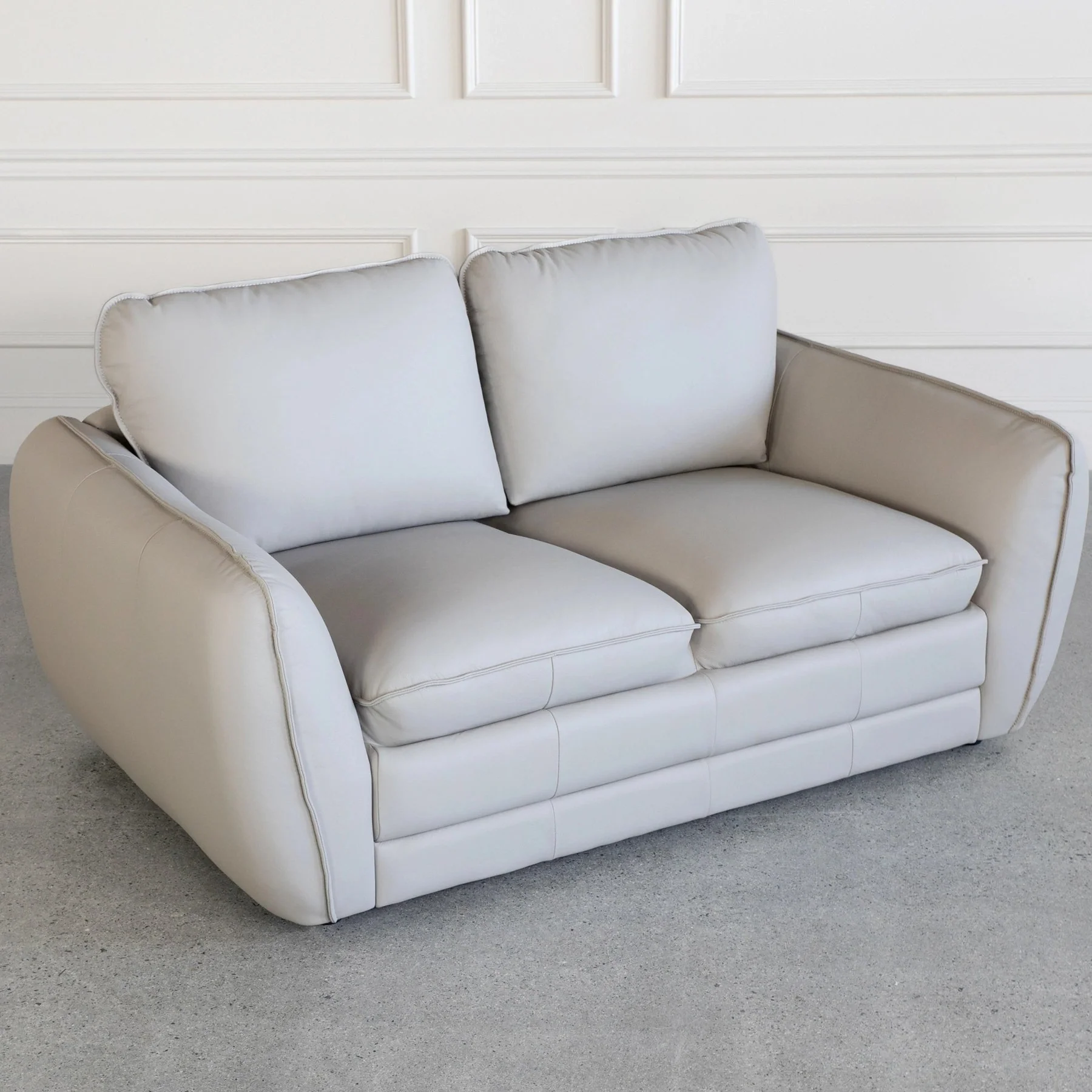 Merino Genuine Leather Loveseat - Image 5