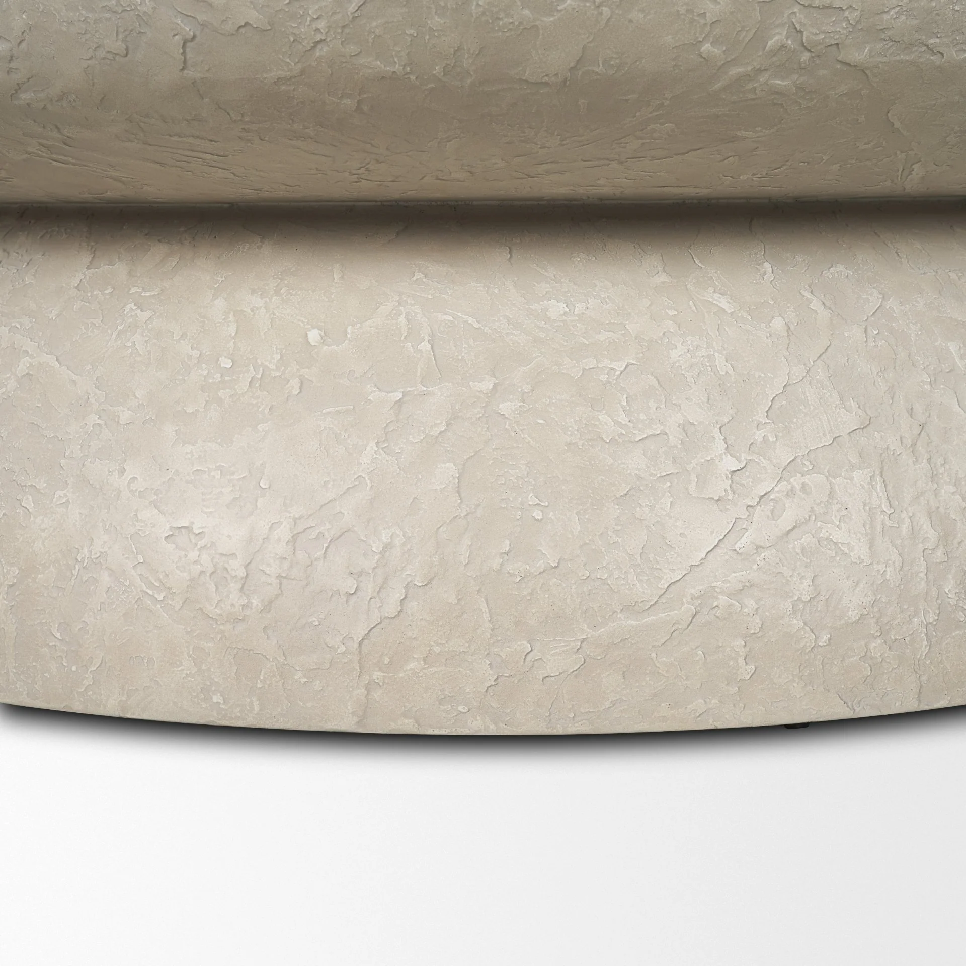 Mesa 48" Round Stone Finish Coffee Table - Image 6
