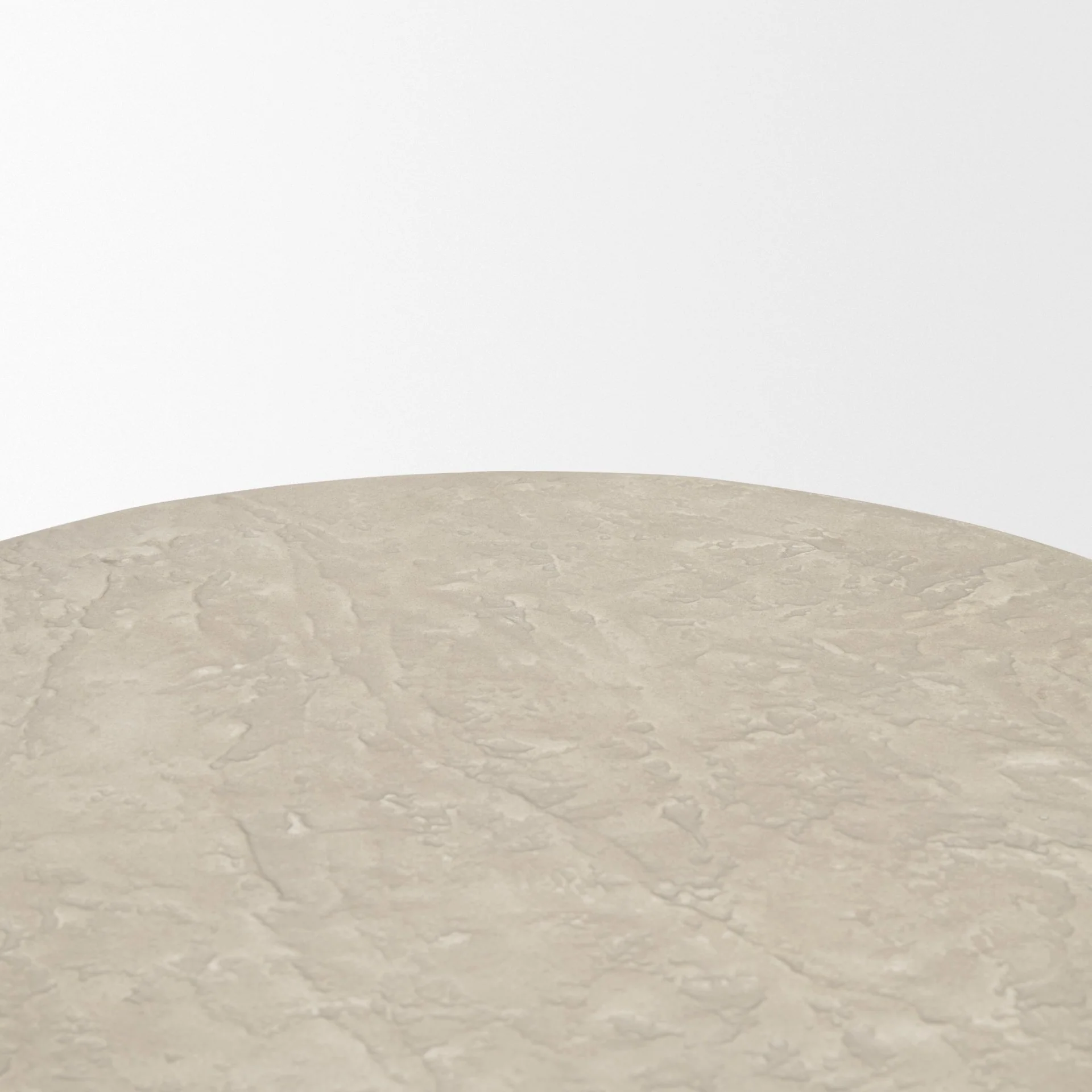 Mesa Round Stone Finish Pillar Accent Table - Image 4