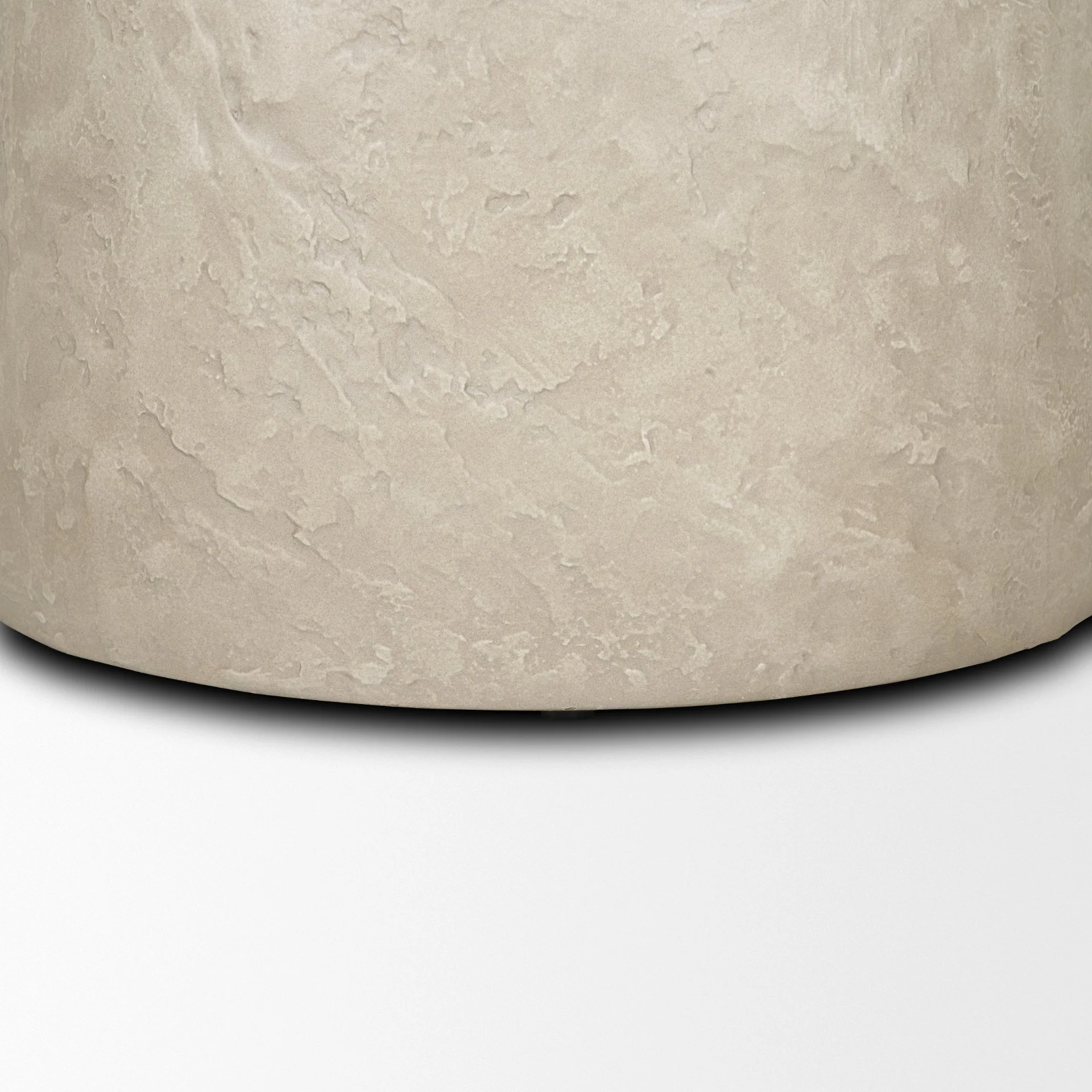 Mesa Round Stone Finish Pillar Accent Table - Image 6