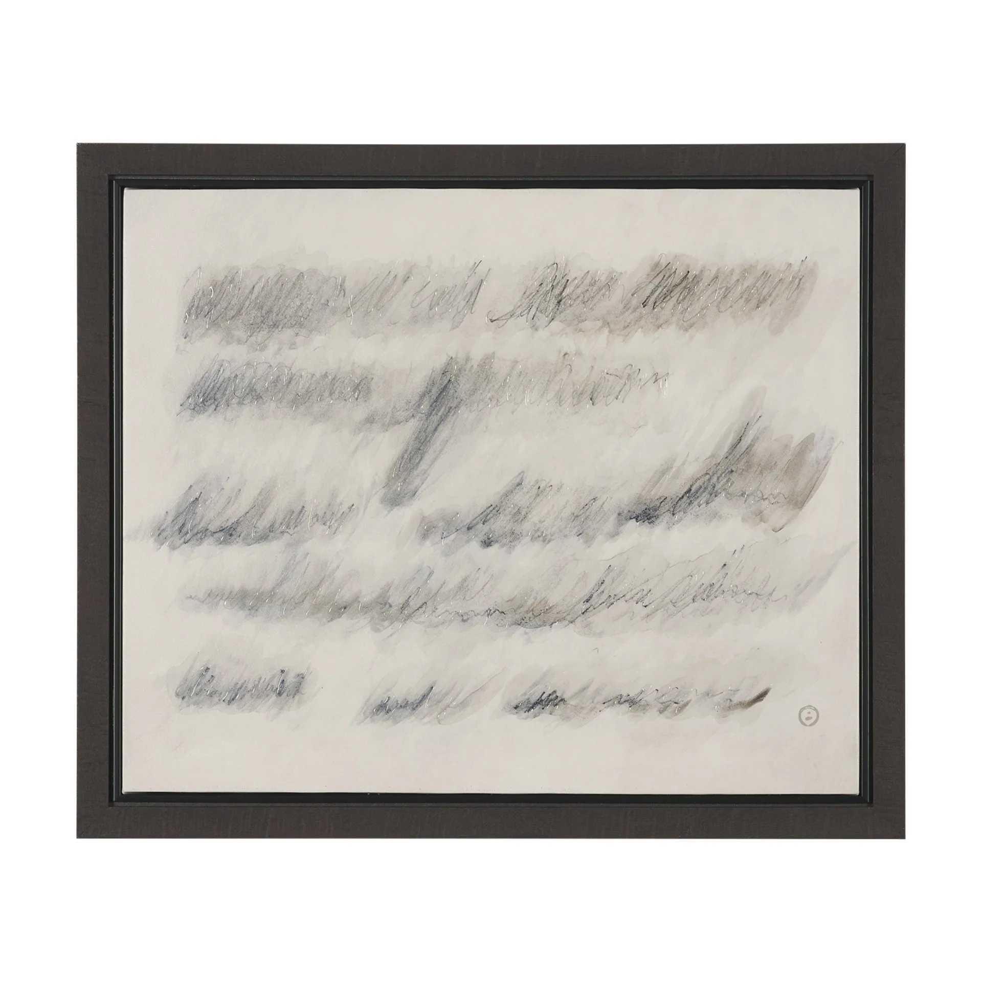 Message Hand Embelished Textured Framed Canvas Artwork - Image 3