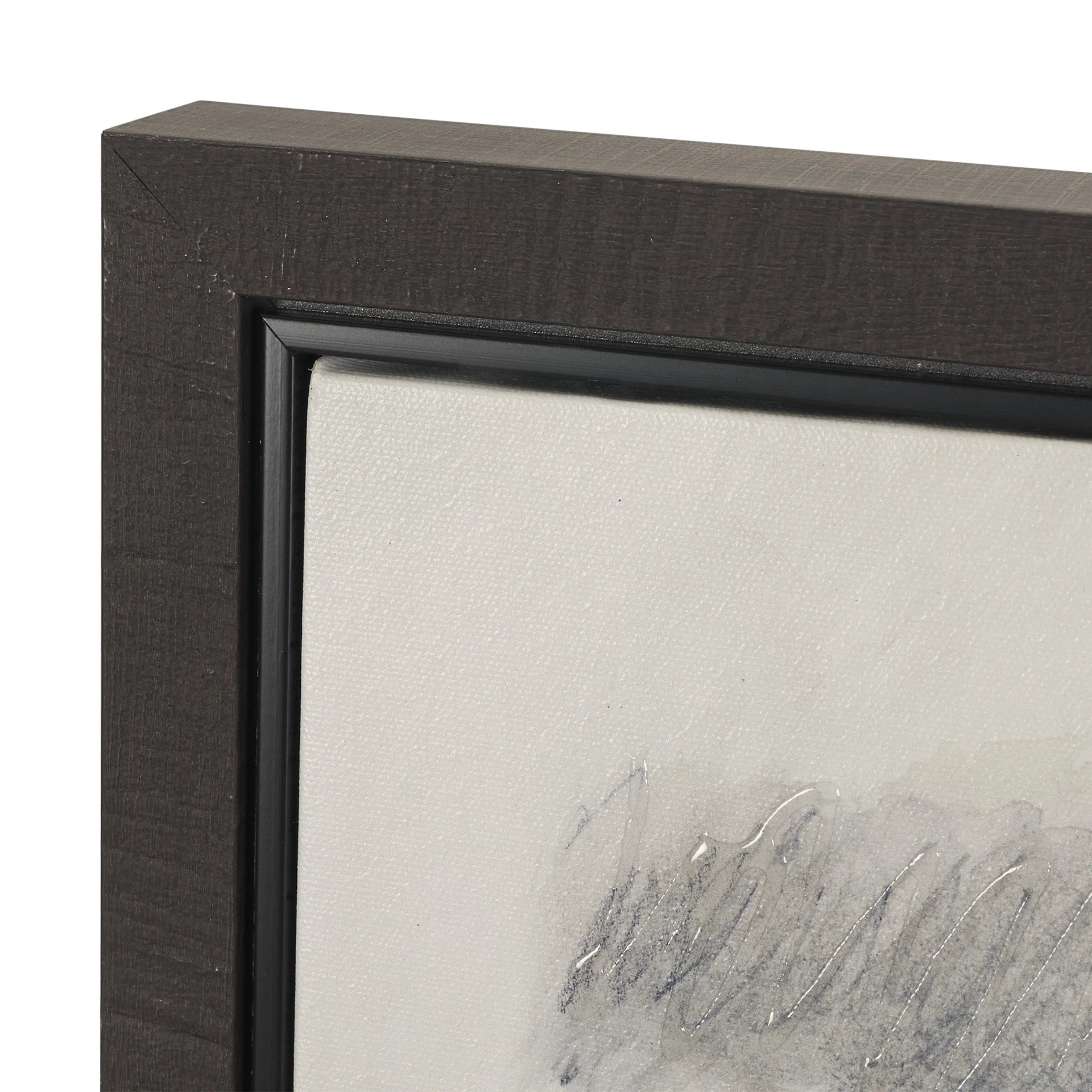 Message Hand Embelished Textured Framed Canvas Artwork - Image 6