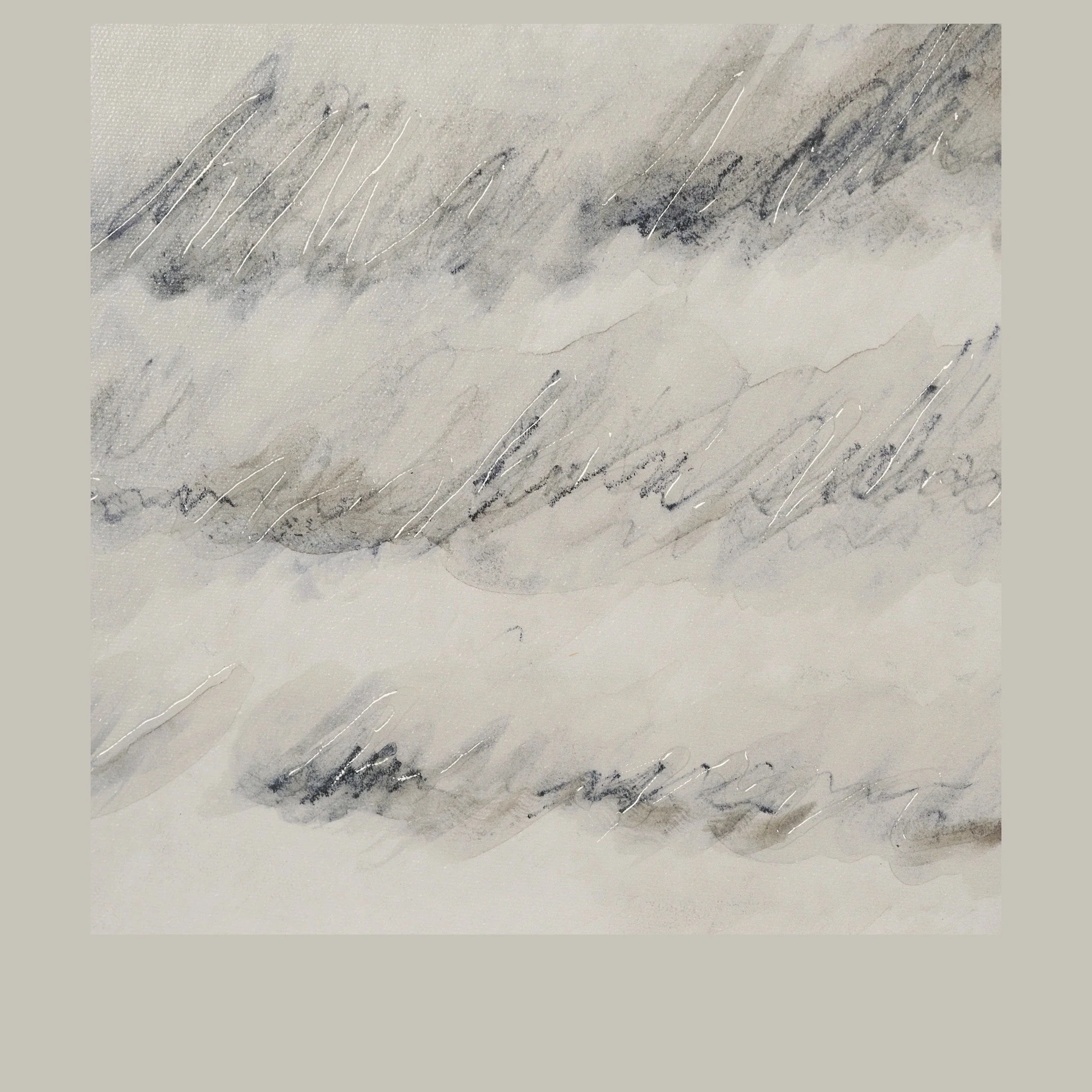 Message Hand Embelished Textured Framed Canvas Artwork - Image 9