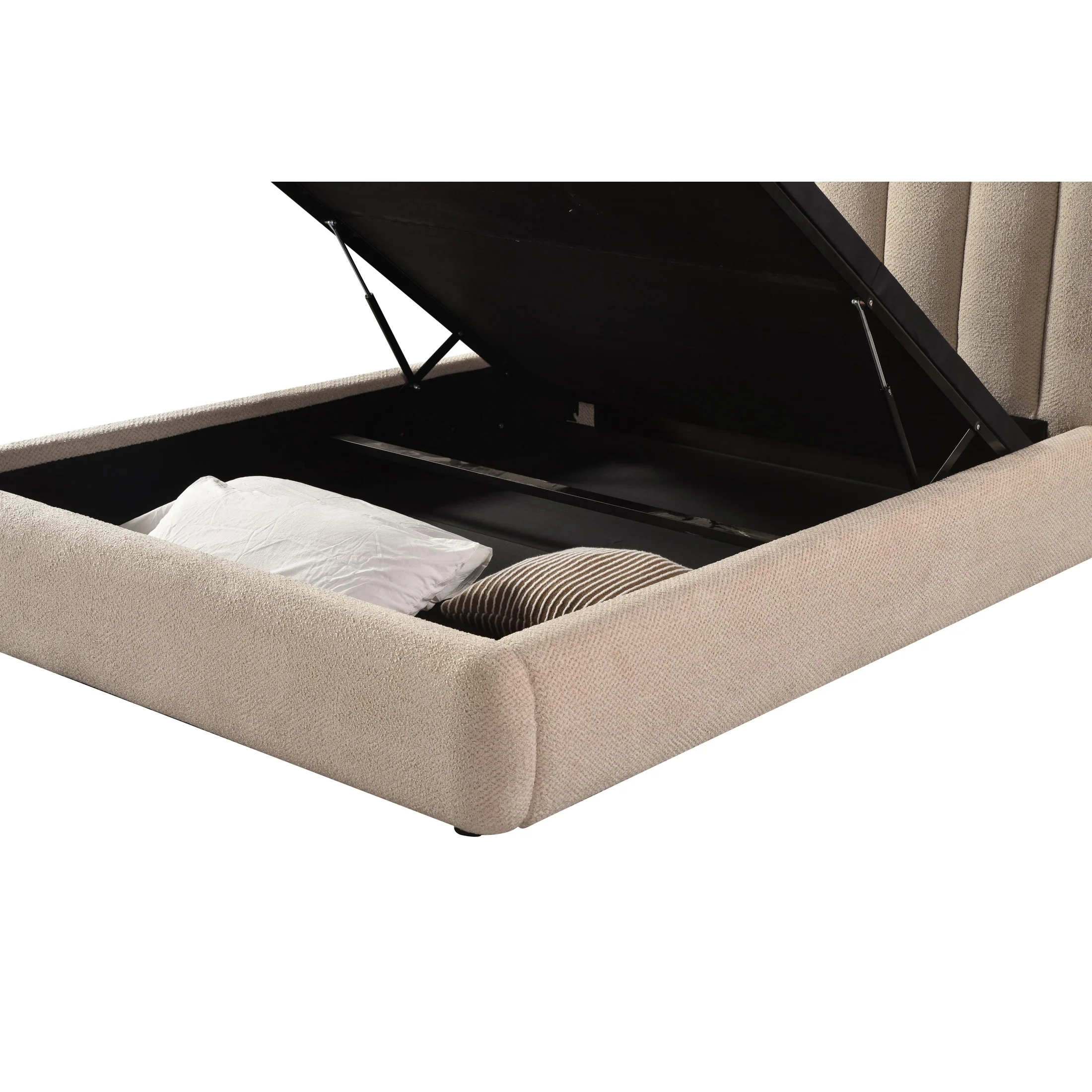 Mia Upholstered Hydraulic Storage Bed - Image 9