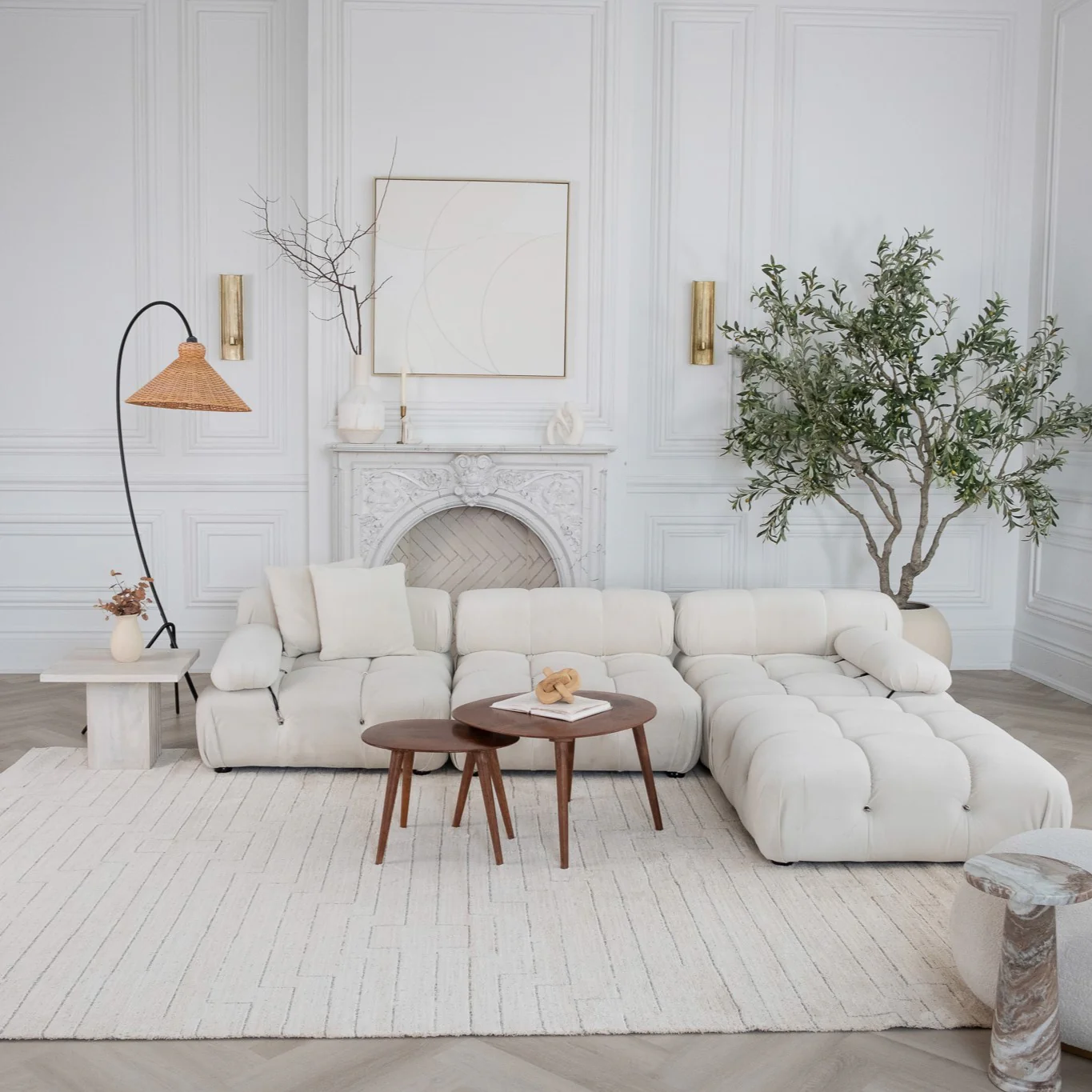 Milano Beige Traditional Floral Area Rug - Image 2