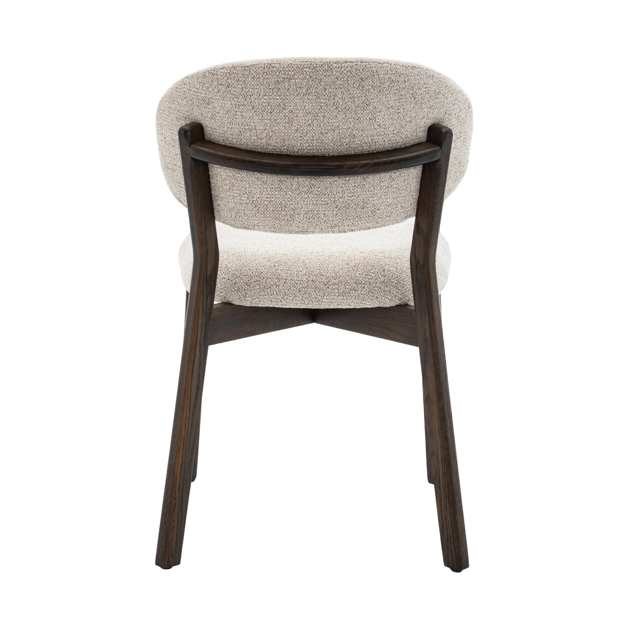 Milena Dining Chair – Upholstered Seat with Oak Wood Frame - Image 13