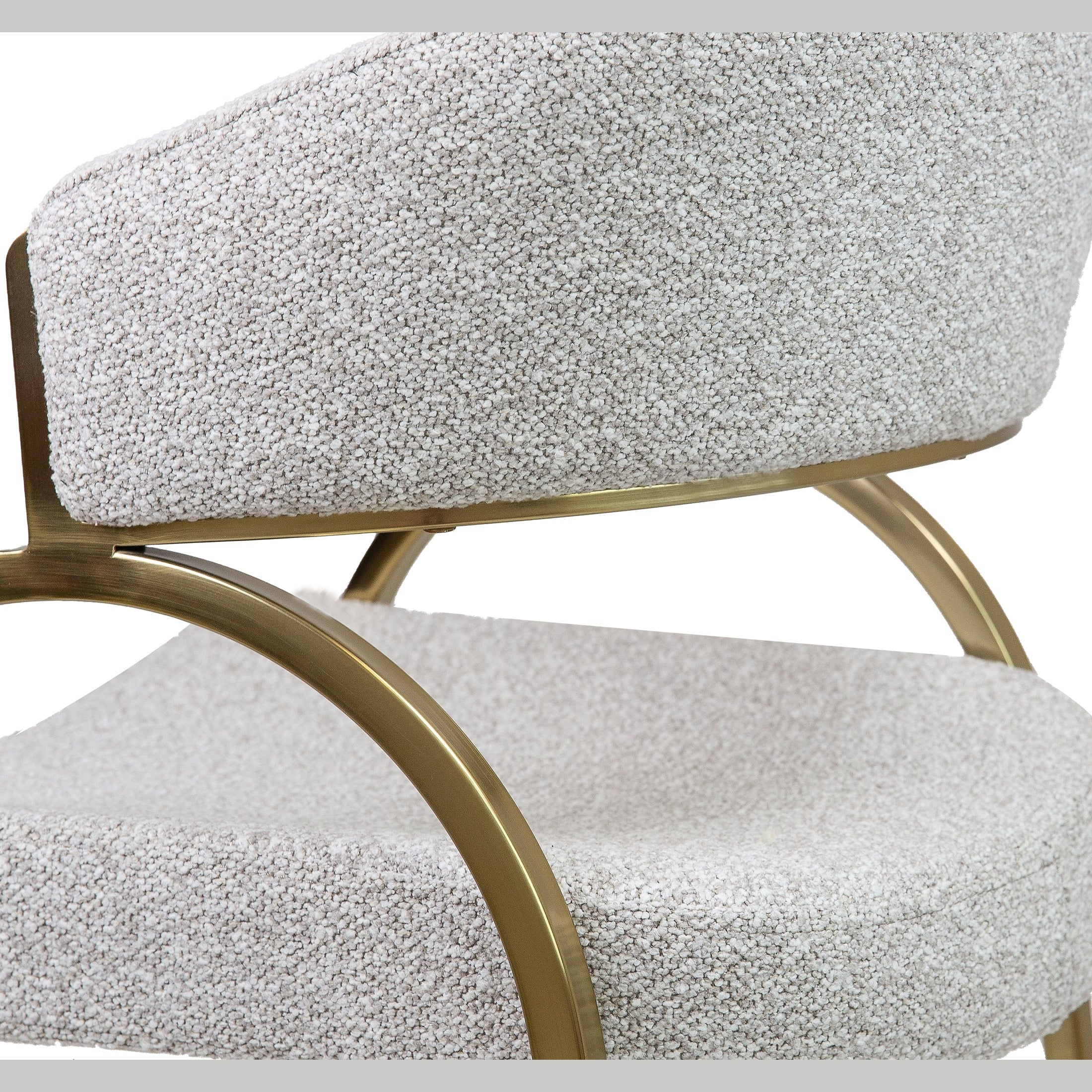 Monet Gold Dining Chair - Champagne - Image 6