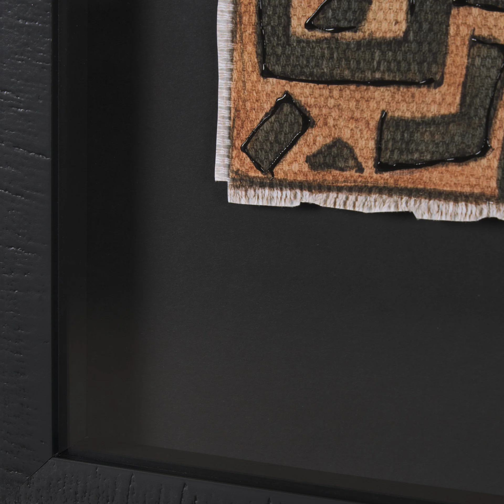 Mud Cloth Tapestry Framed Art Print - Image 5