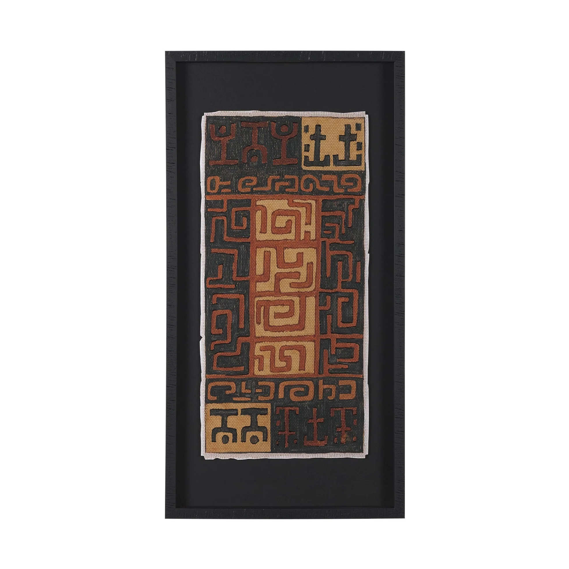 Mud Cloth Tapestry Framed Art Print - Image 8
