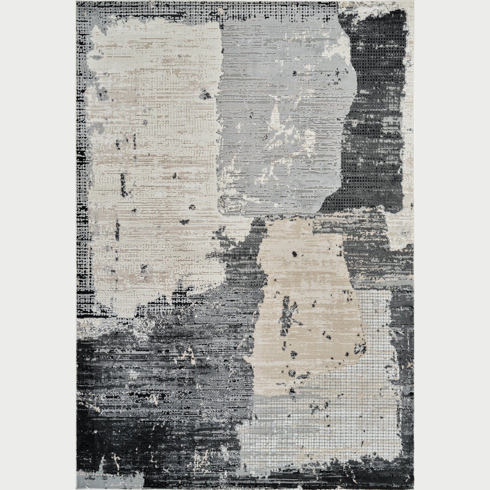 Nairobi Black Contemporary Textured Rug - Image 7