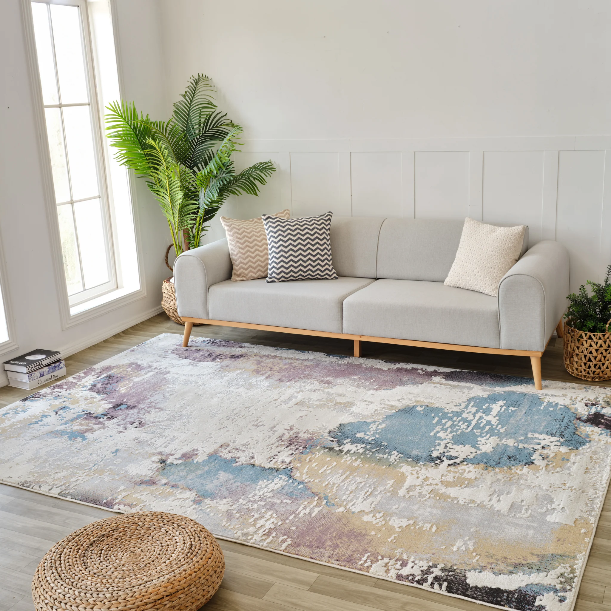 Nairobi Multi Vintage Medallion Area Rug - Image 2