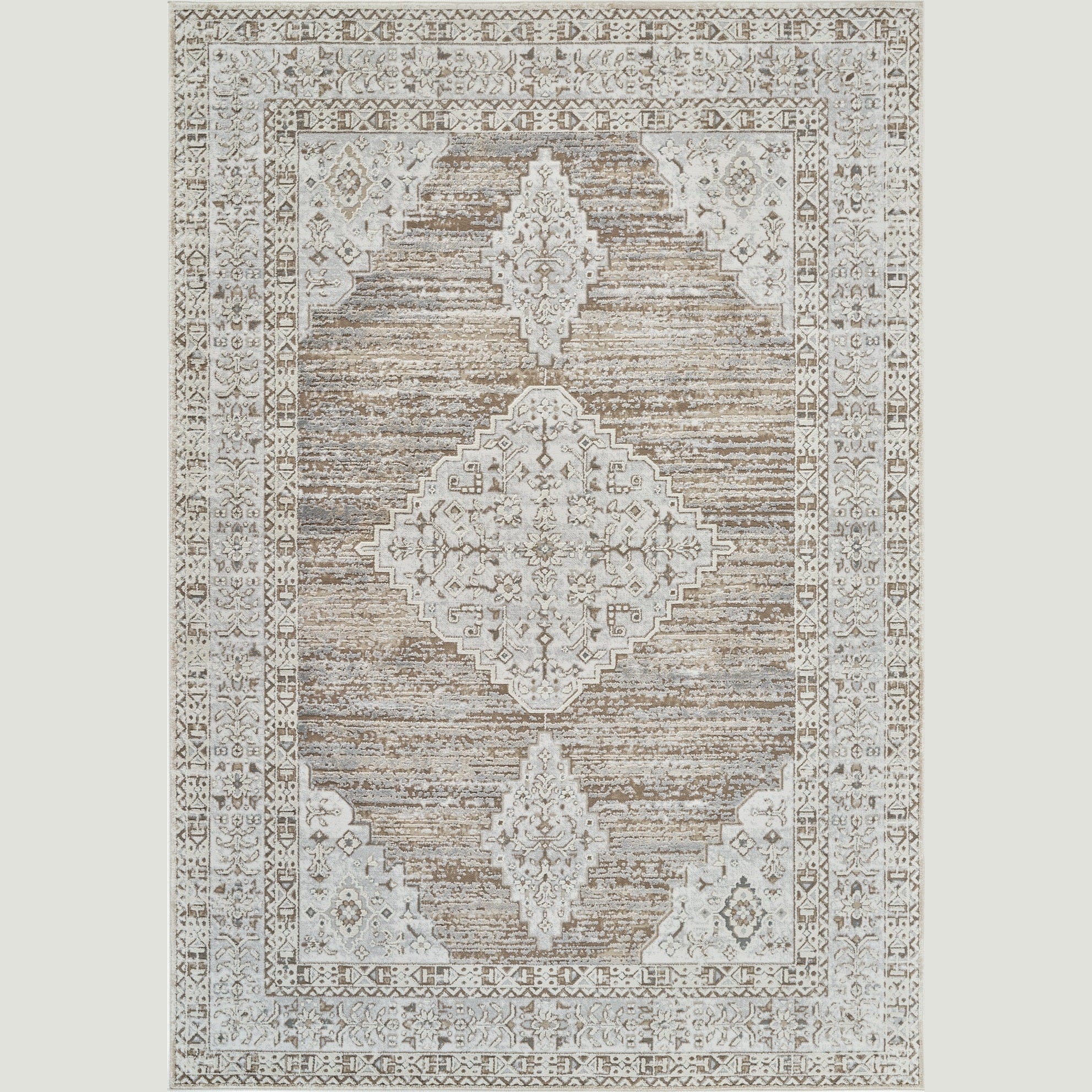 Nairobi Beige Geometric Chic Area Rug - Image 8