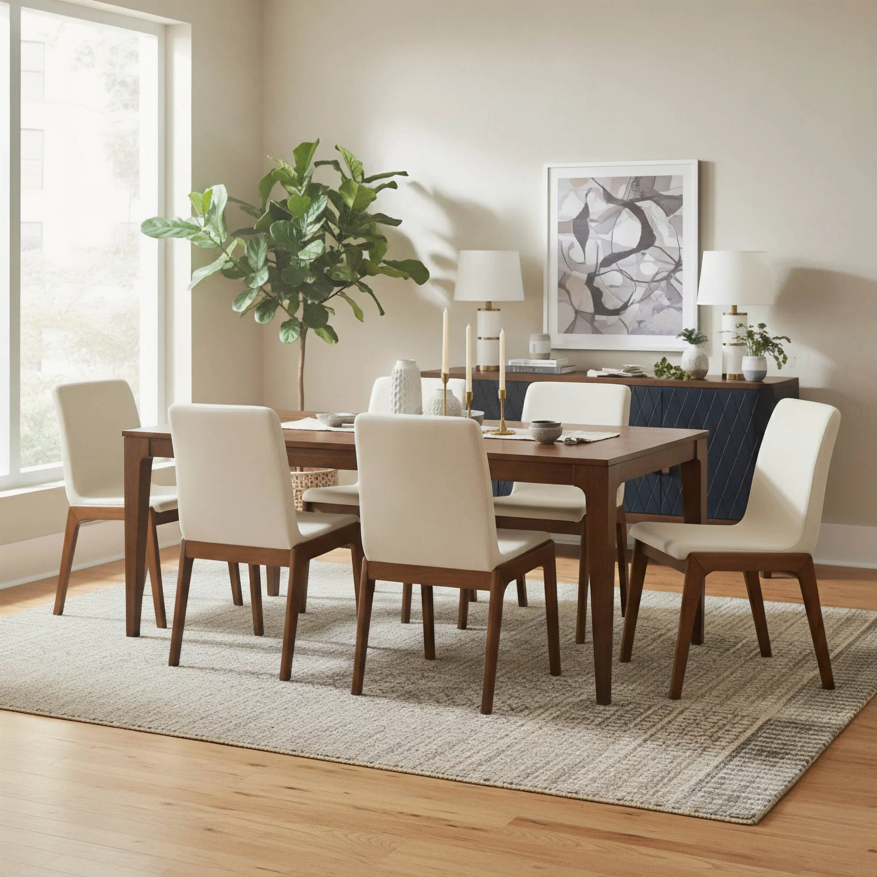 Allure Wooden Dining Table - Image 12