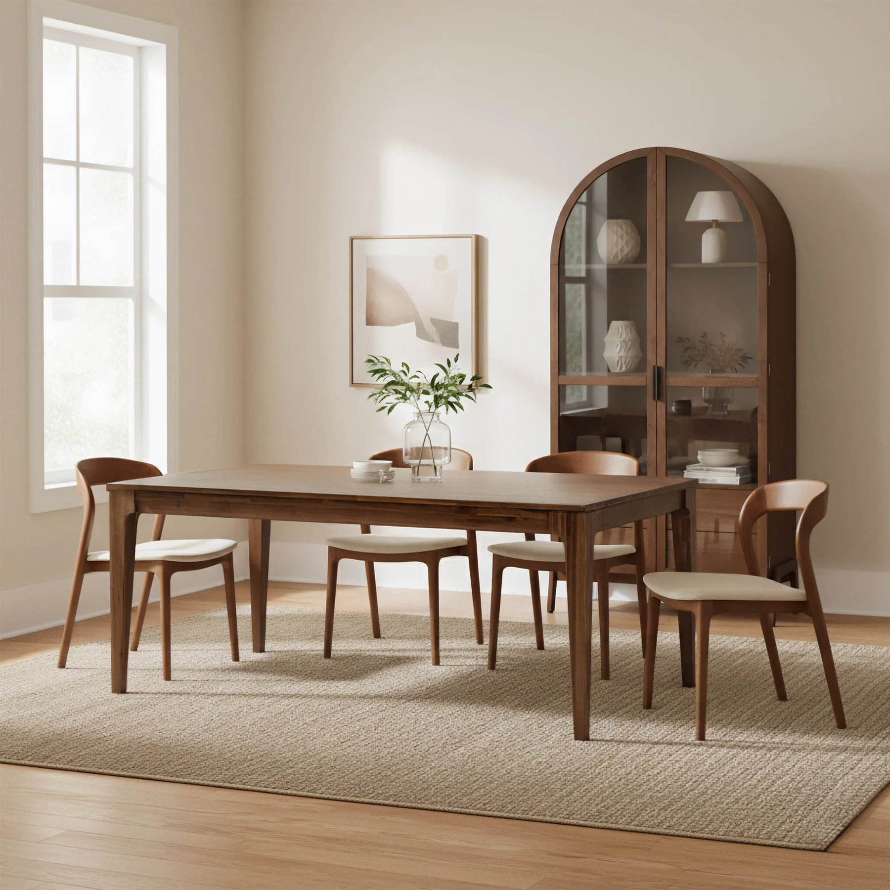Allure Wooden Dining Table - Image 4