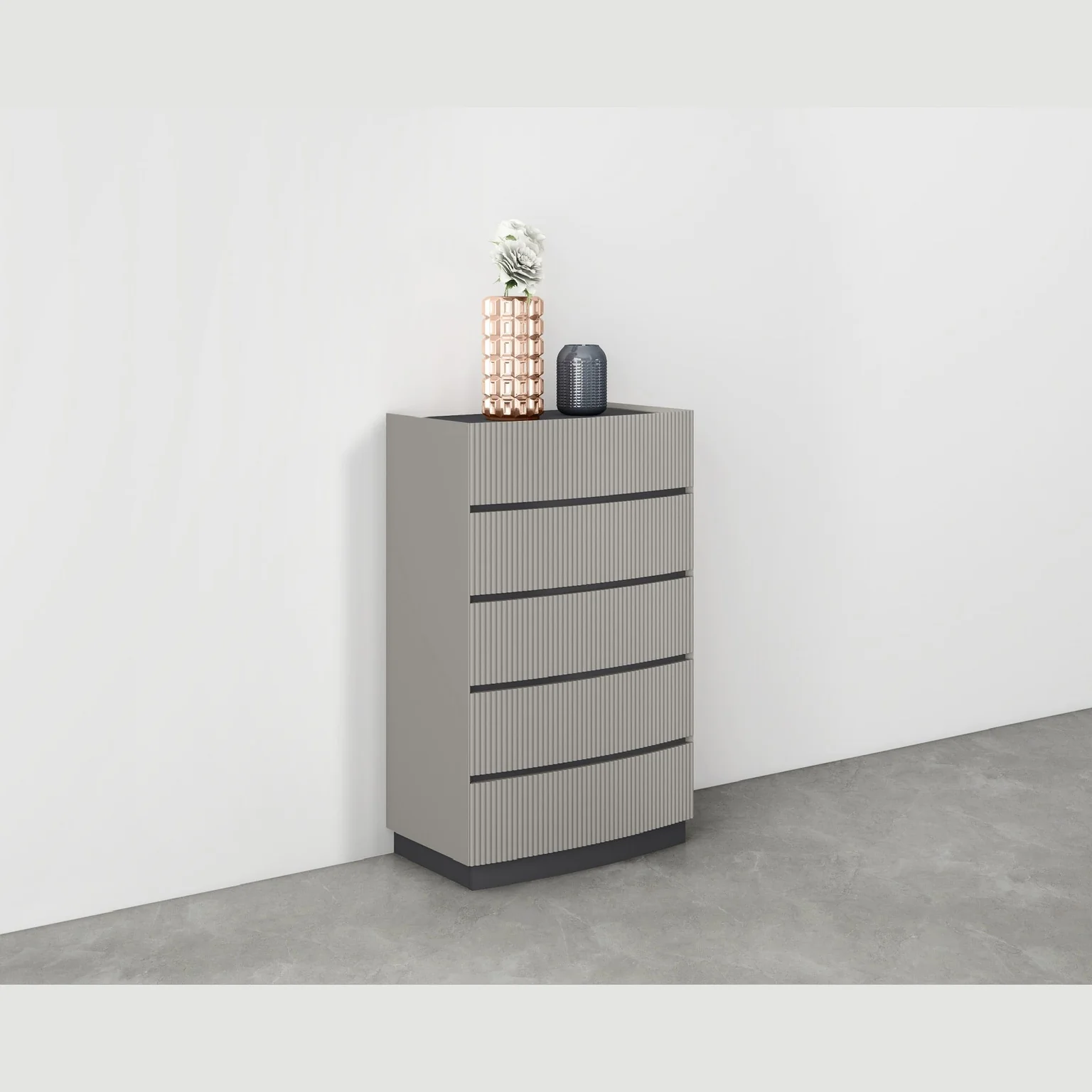 Nella Two Tone 5 Drawer Bedroom Chest - Image 3