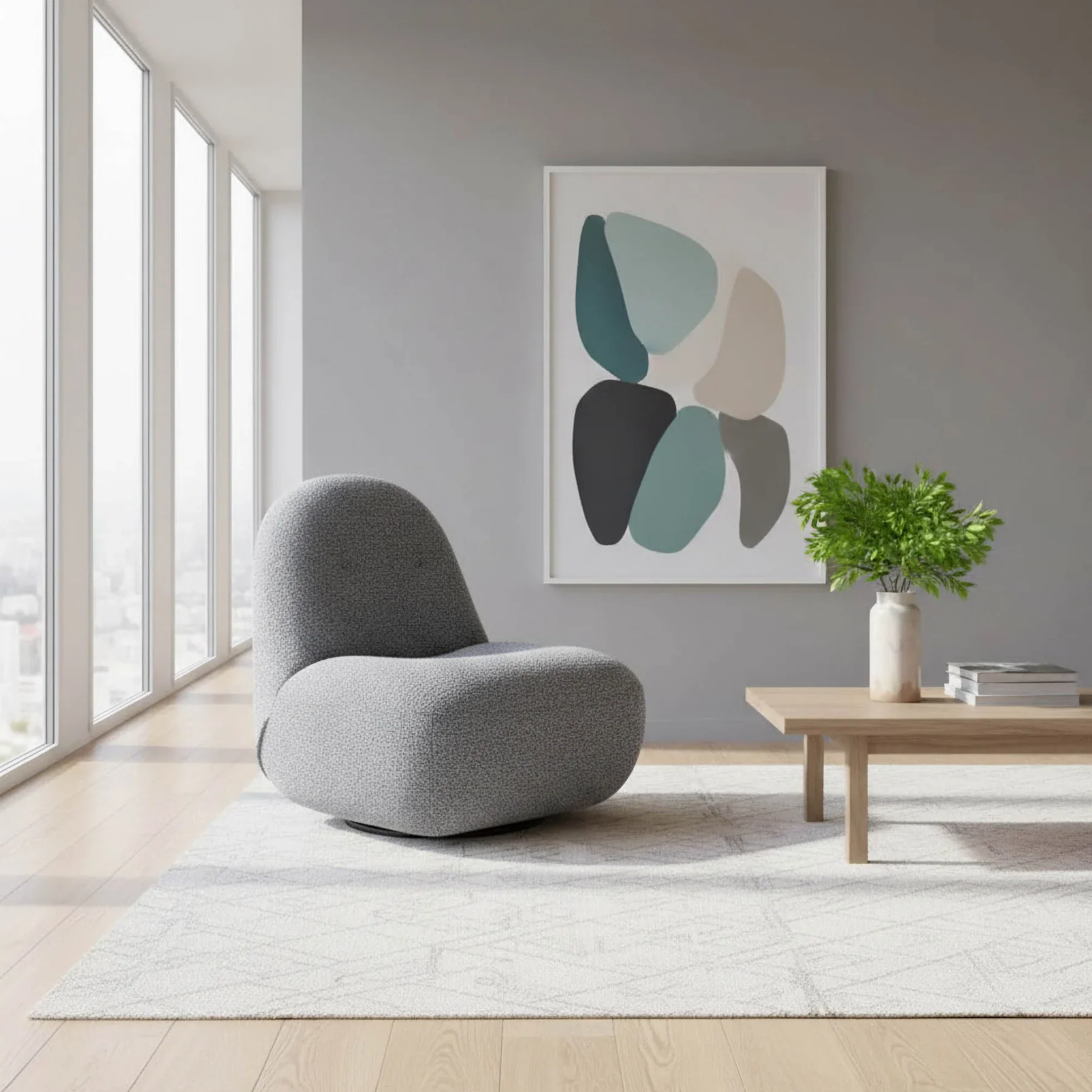 Nerwin Swivel Club Chair - Image 8