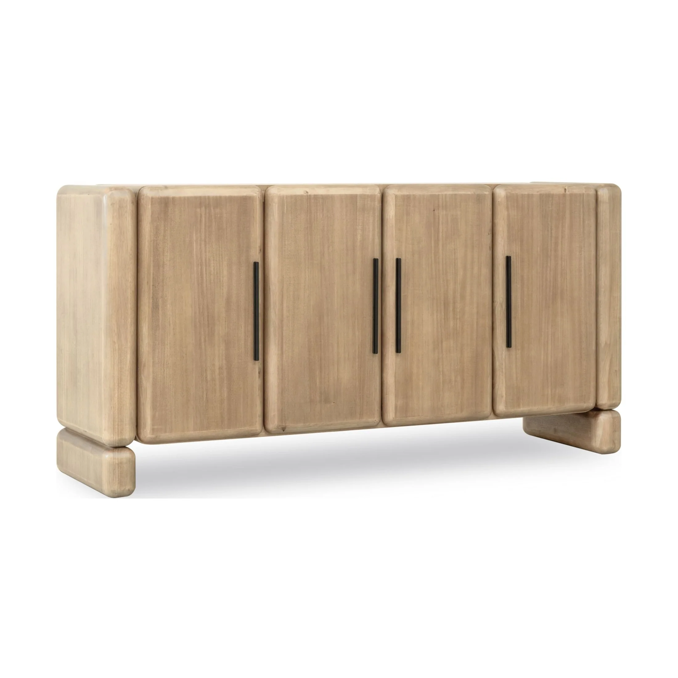 Nia 4-Door Acacia Wood Sideboard — Lioness Finish - Image 2