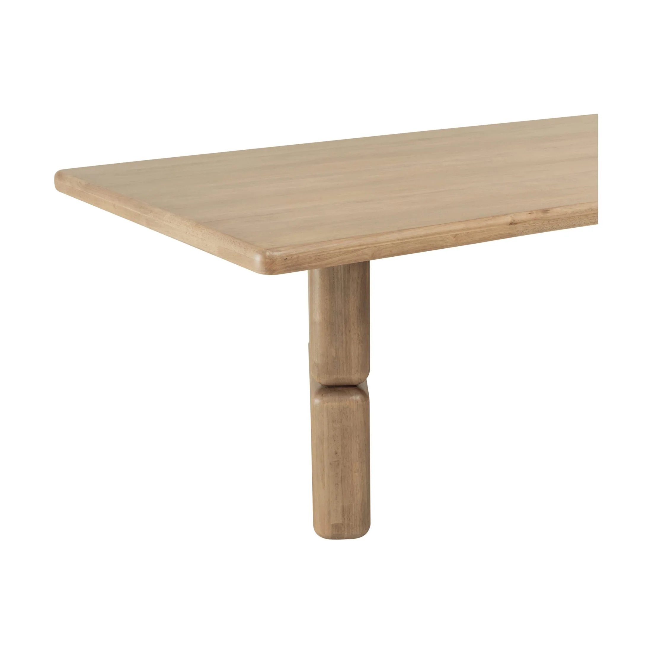 Nia Rectangular Acacia Wood Dining Table – Lioness Finish - Image 6