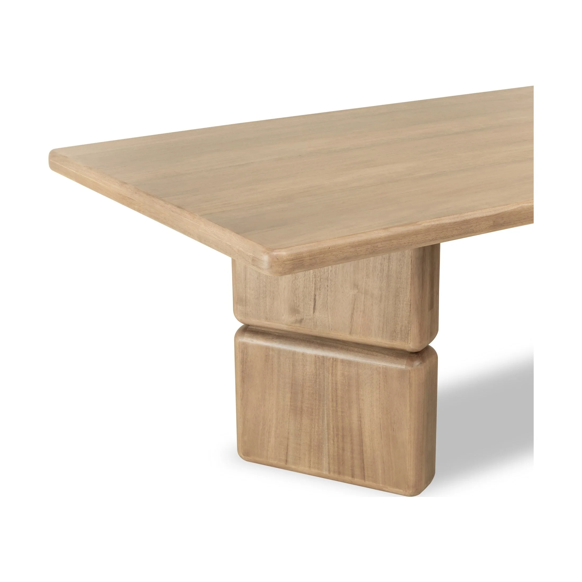 Nia Rectangular Acacia Wood Dining Table – Lioness Finish - Image 8