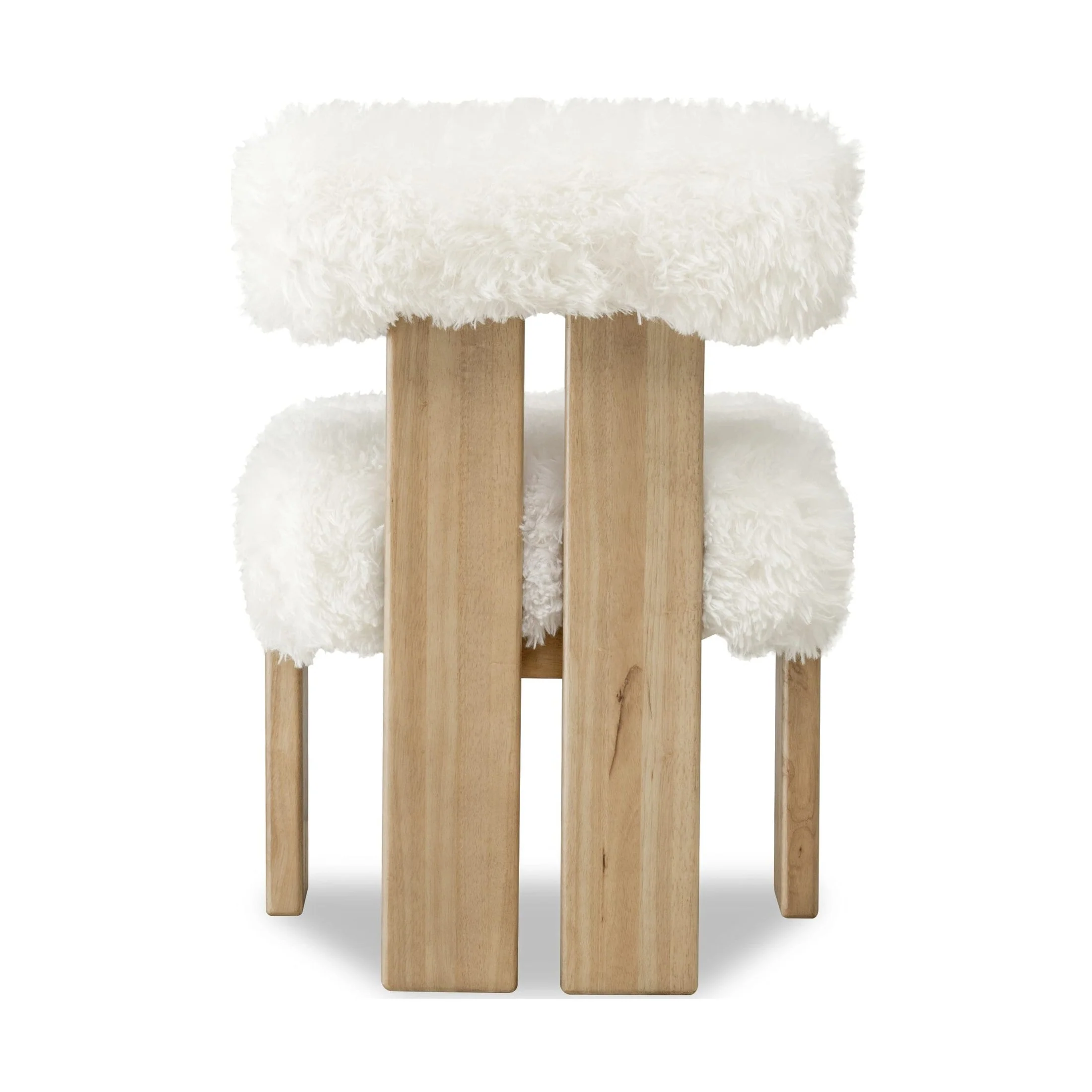 Nia Sheepskin/Lioness Dining Accent Chair - Image 5