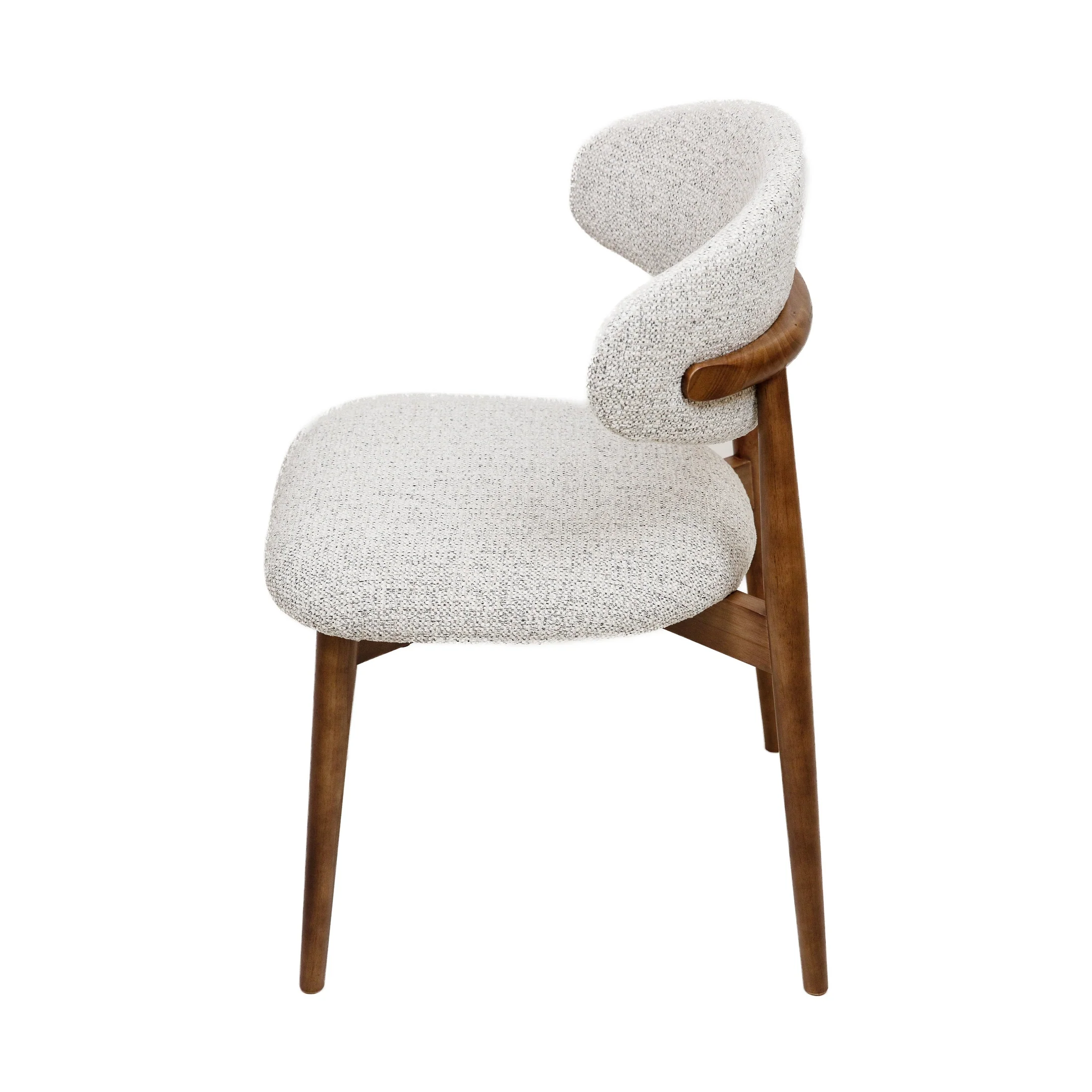 Nikari Dining Chair - Light Grey - Image 6