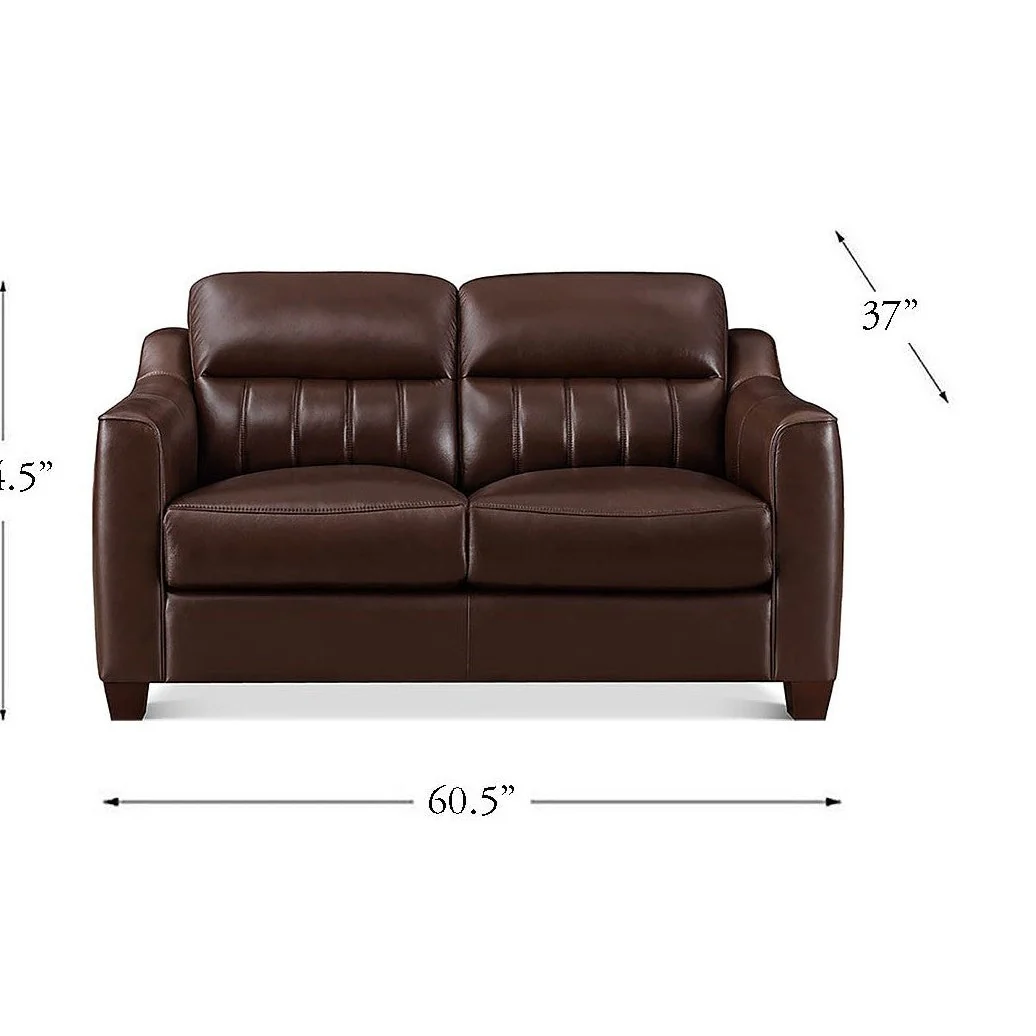 Nolan Genuine Leather Loveseat - Image 7
