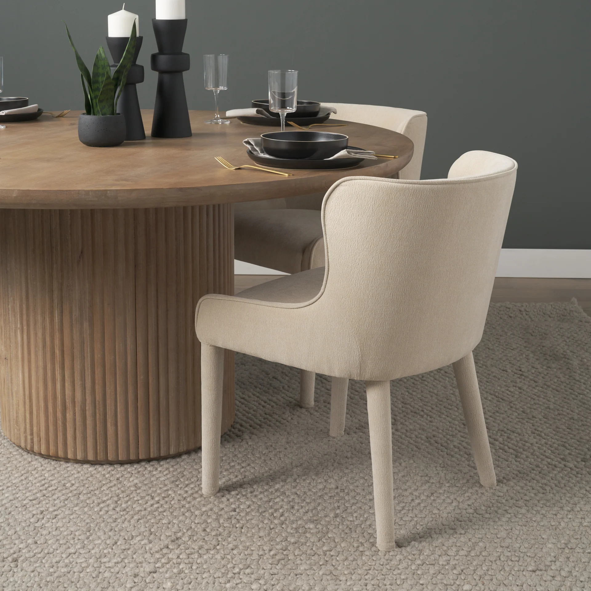 Nolan Slope Chenille Dining Chair - Image 13