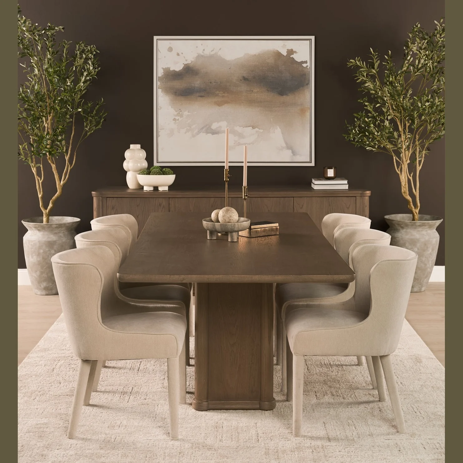 Nolan Slope Chenille Dining Chair - Image 24