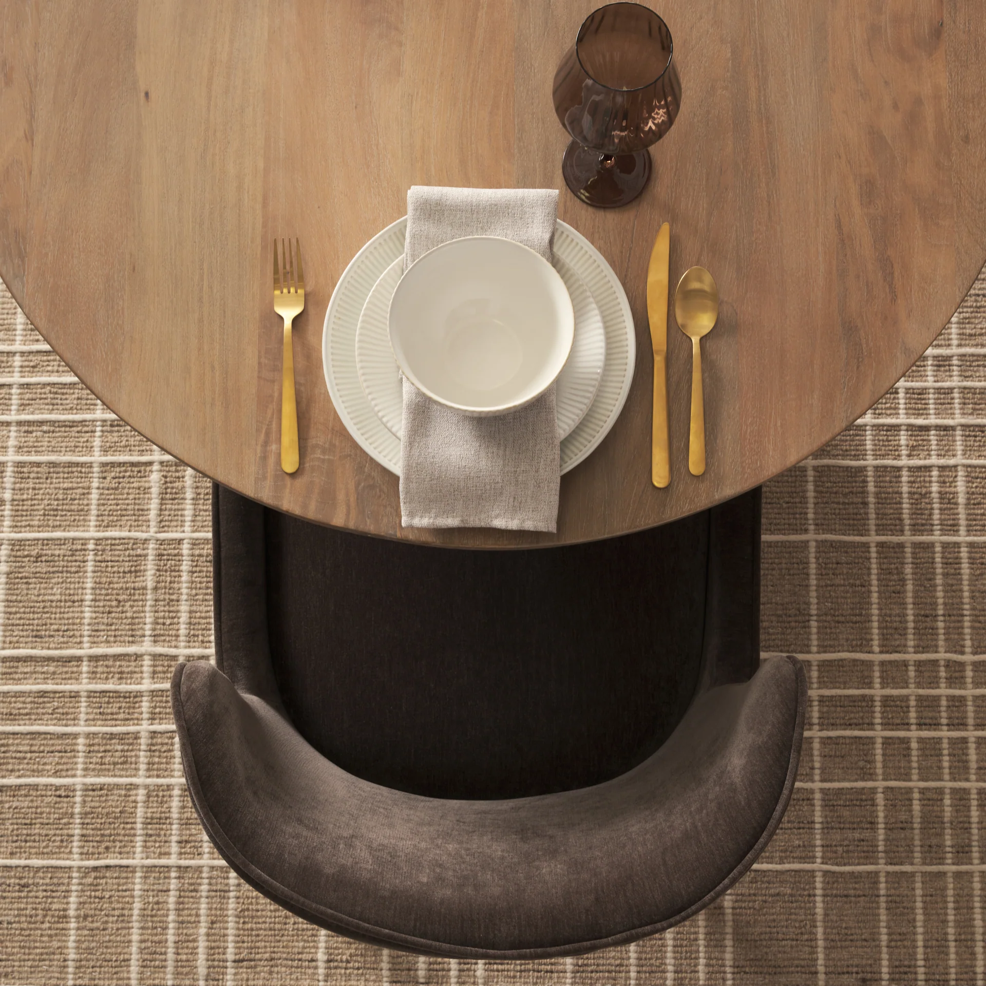 Nolan Slope Chenille Dining Chair - Image 35