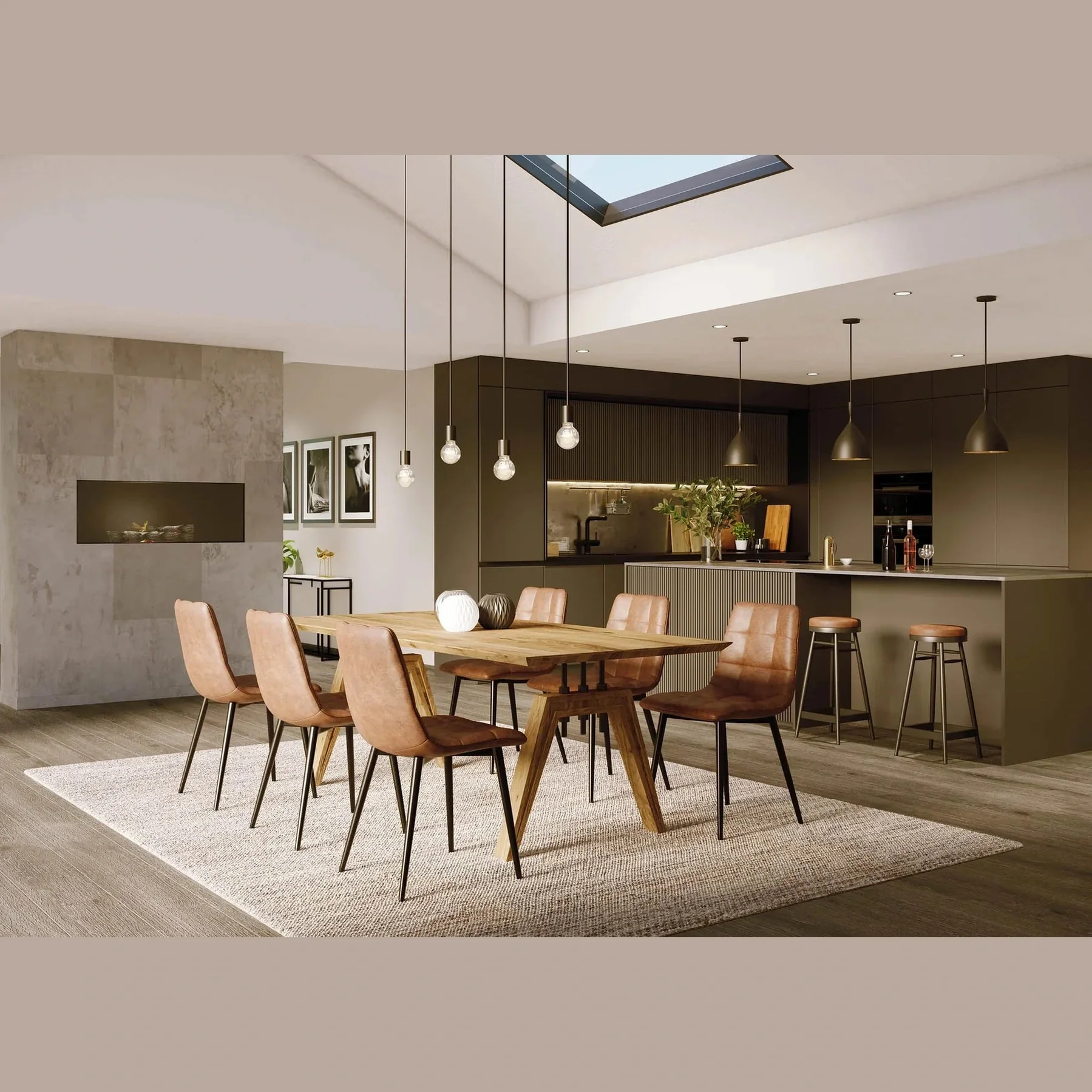 Nyelle Dining Table 84" - Image 11