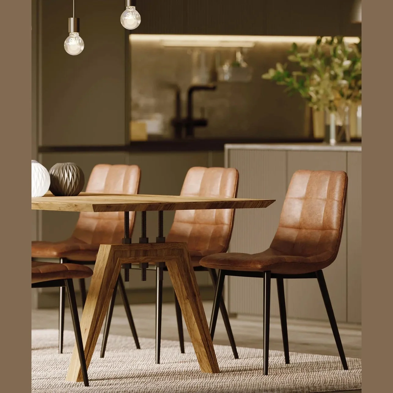 Nyelle Dining Table 84" - Image 13