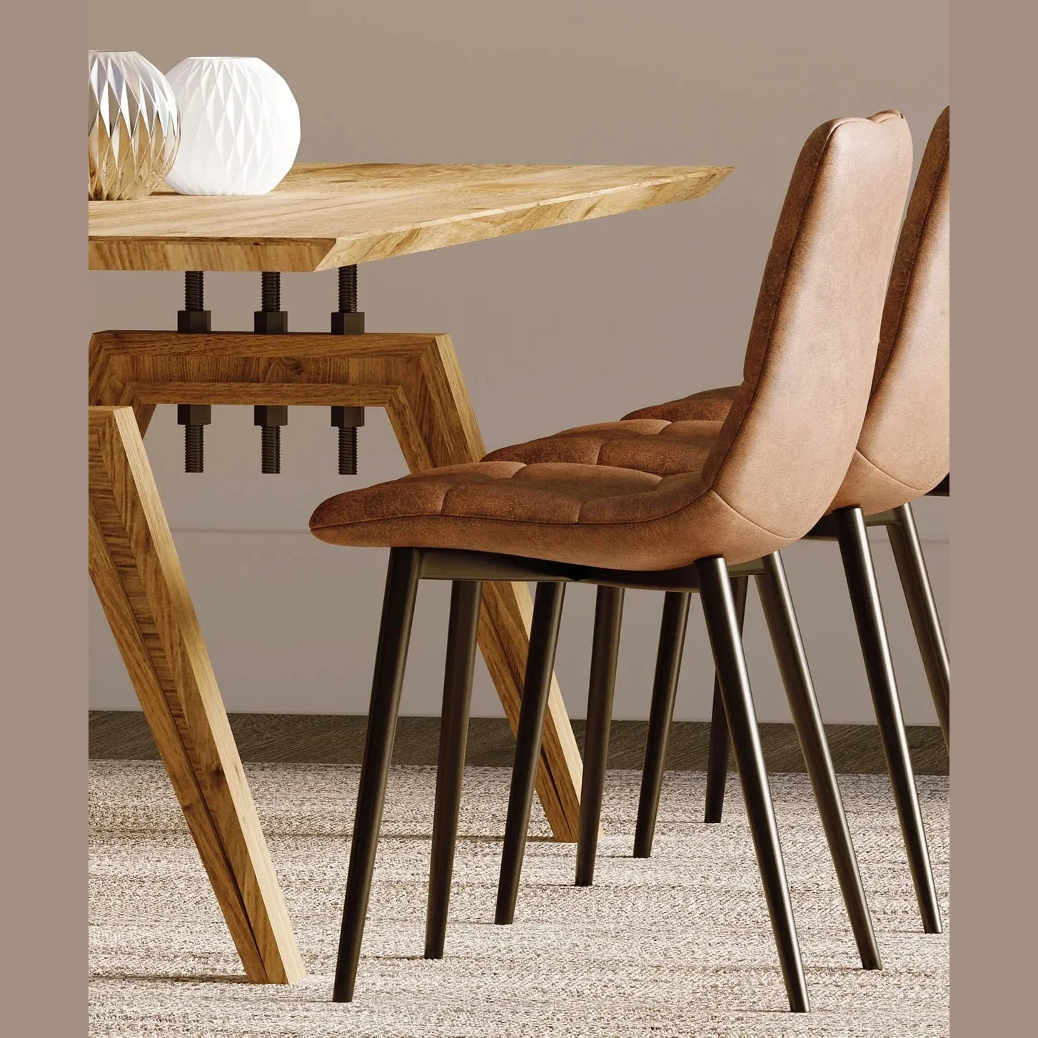 Nyelle Dining Table 84" - Image 15