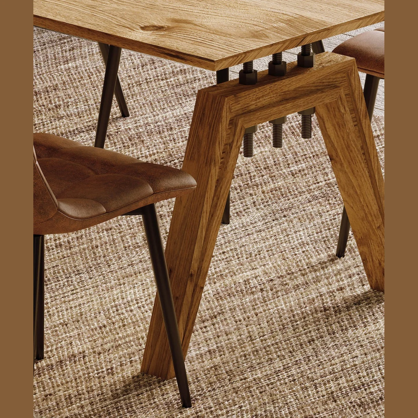 Nyelle Dining Table 84" - Image 17