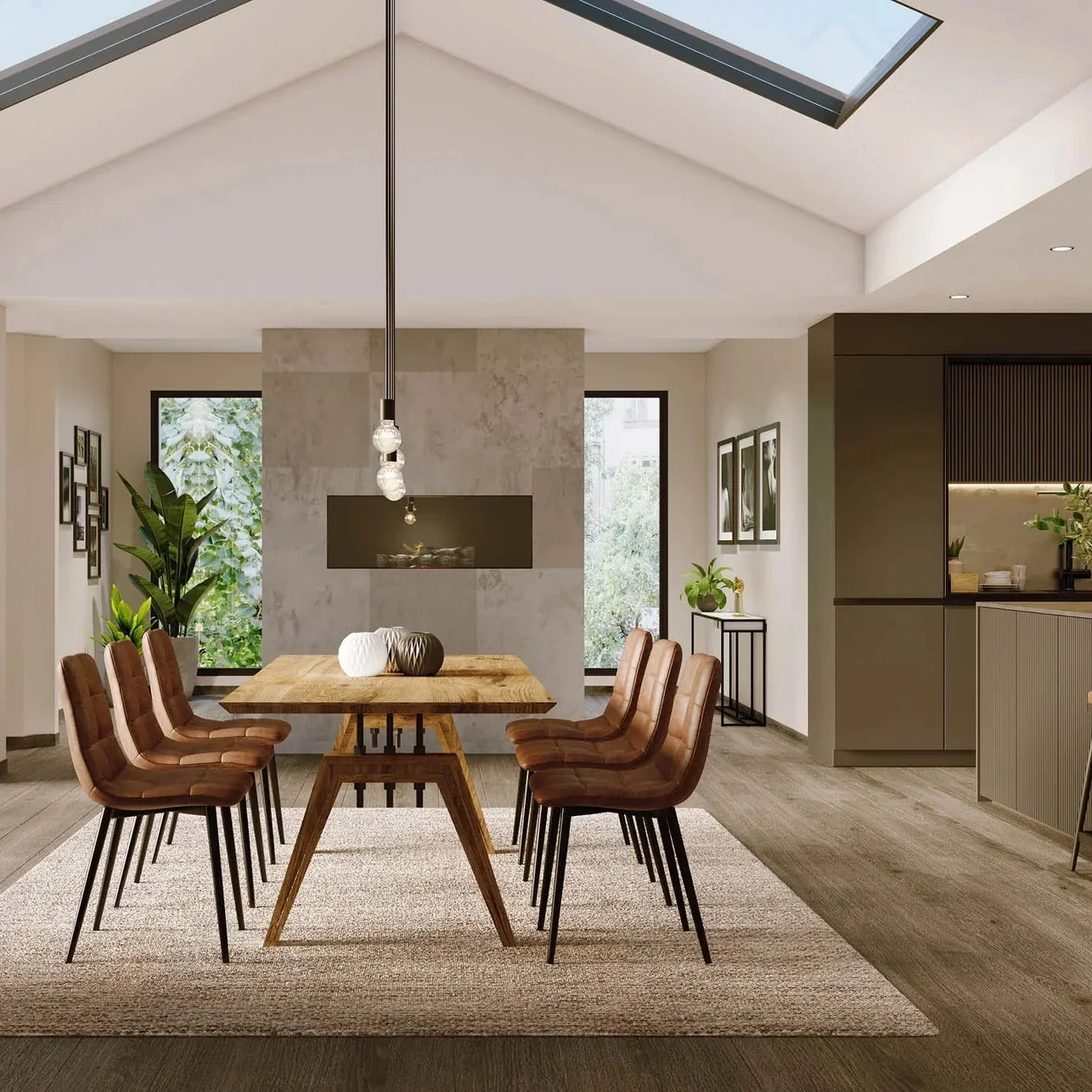 Nyelle Dining Table 84" - Image 7
