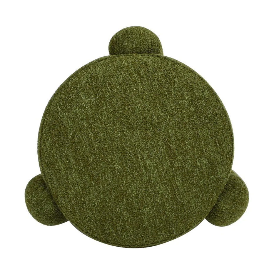 Olea Boucle Ottoman - Moss Green - Image 4