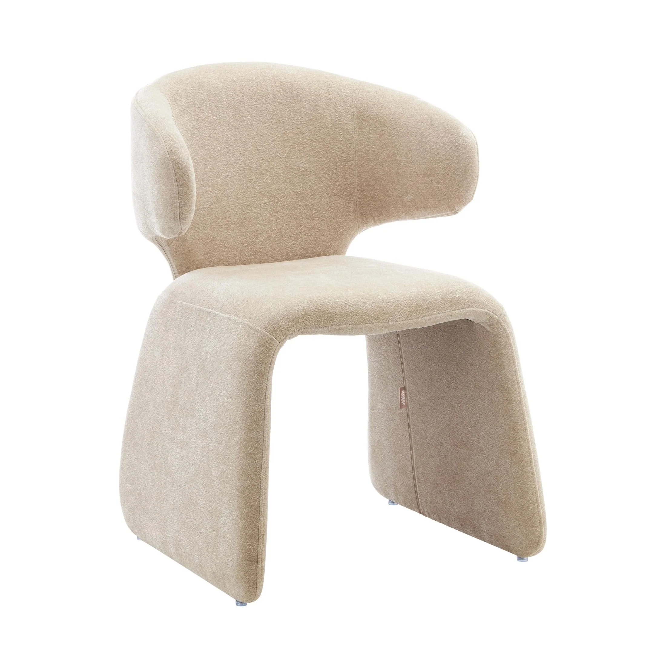 Oriana Modern Sculpted Dining Chair - Image 3