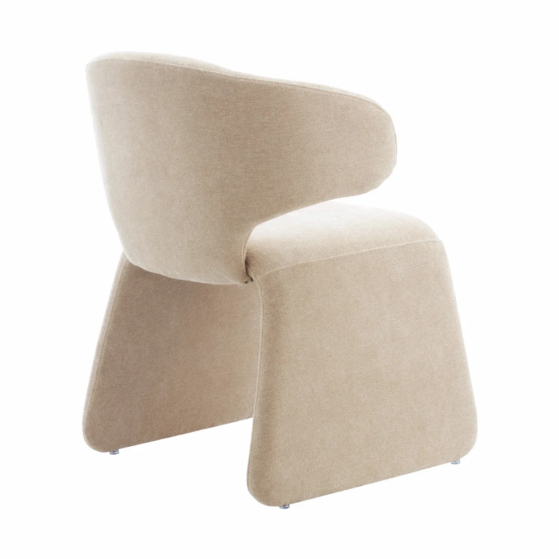 Oriana Modern Sculpted Dining Chair - Image 5