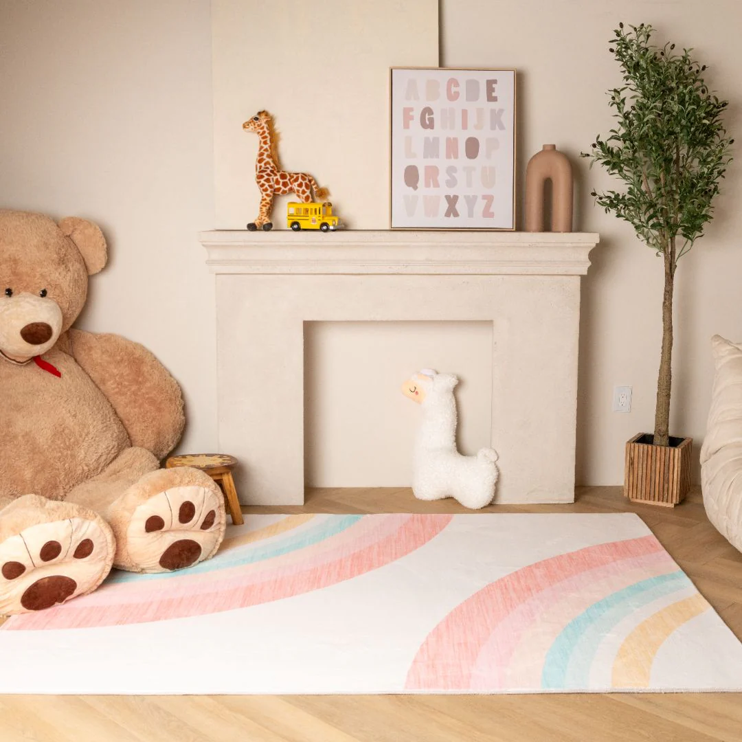 Daisy Cream Floral Area Rug - Image 2