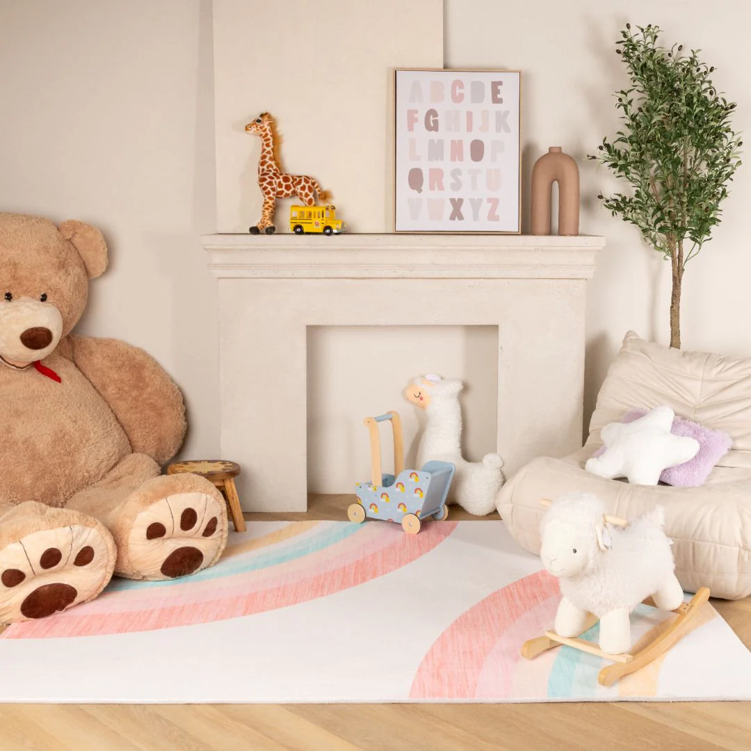 Daisy Cream Floral Area Rug - Image 3