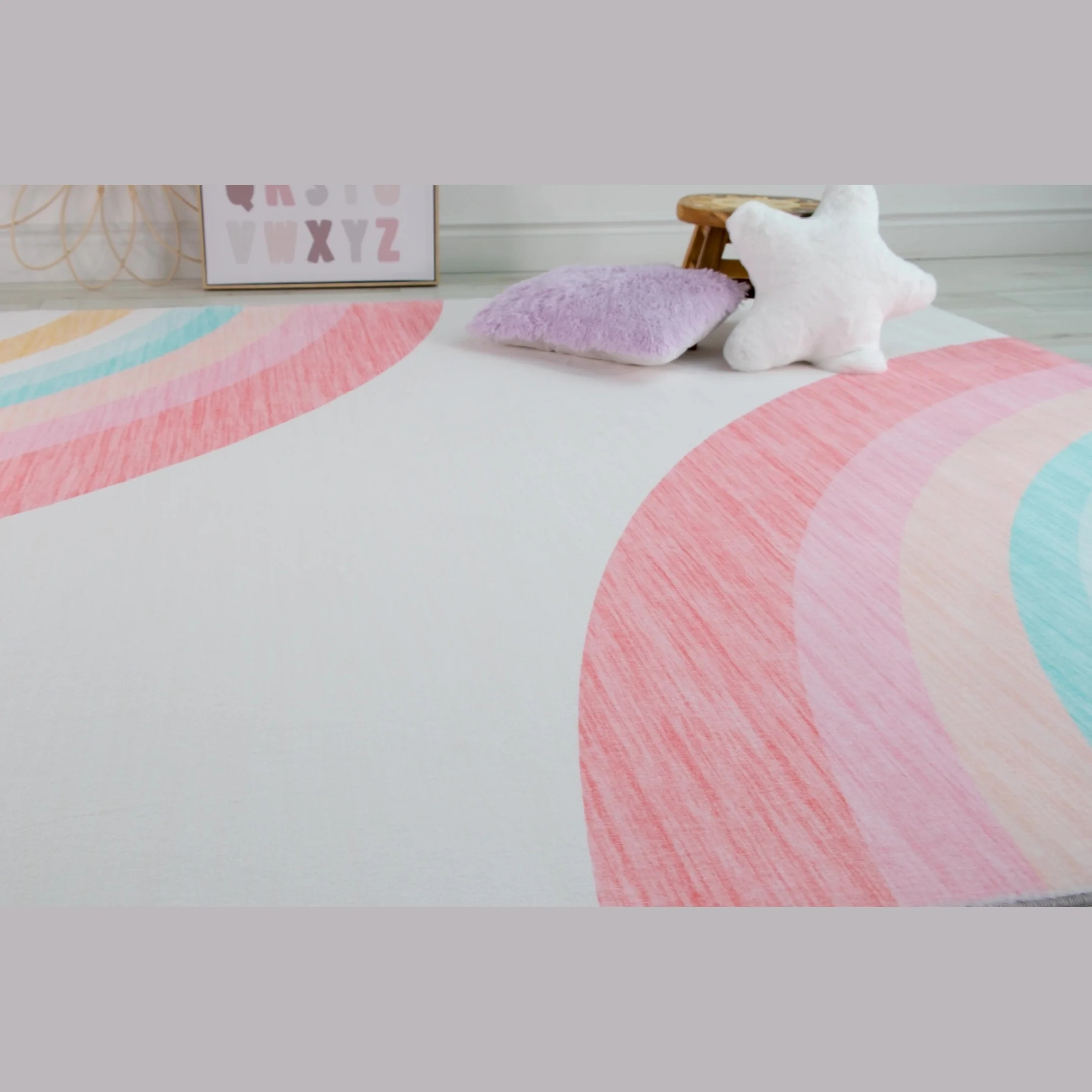 Daisy Cream Floral Area Rug - Image 7