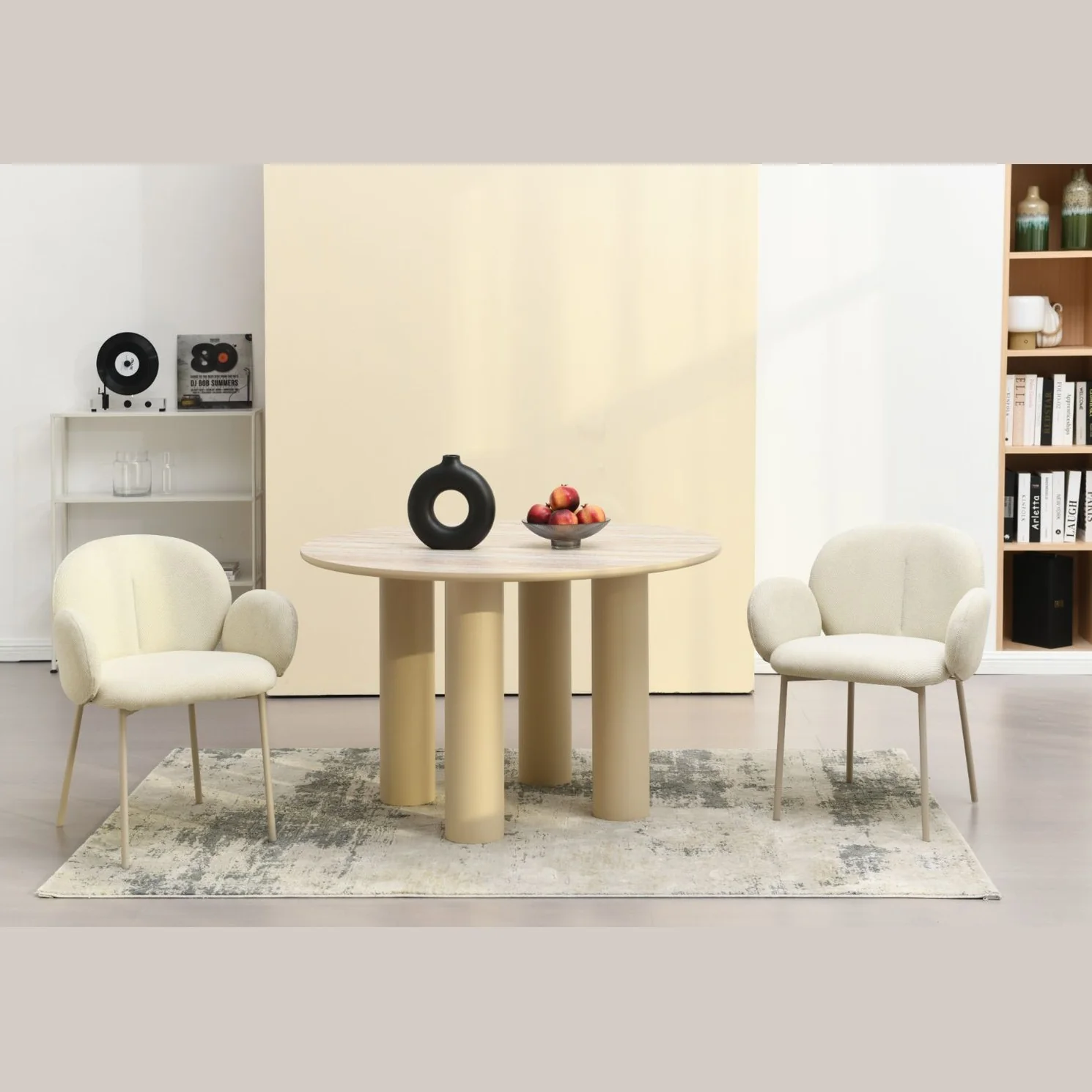 Pavlos Round Dining Table - Image 4