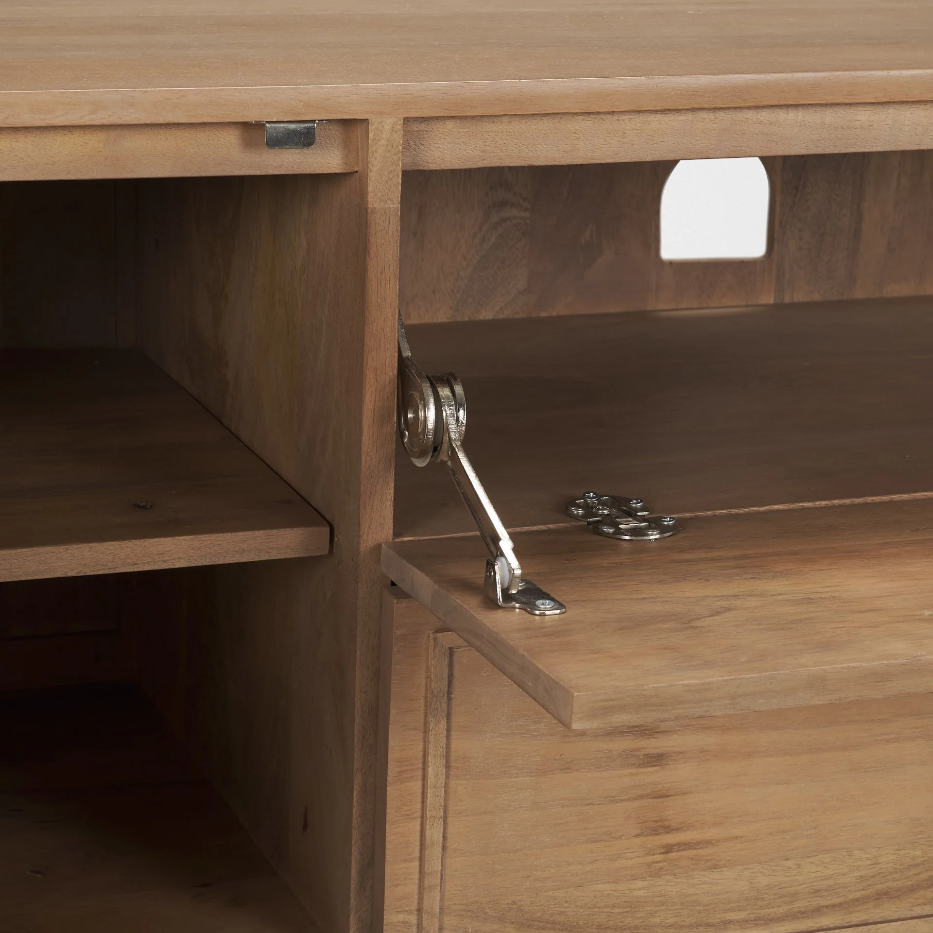 Phil Light Brown Media Console - Image 10
