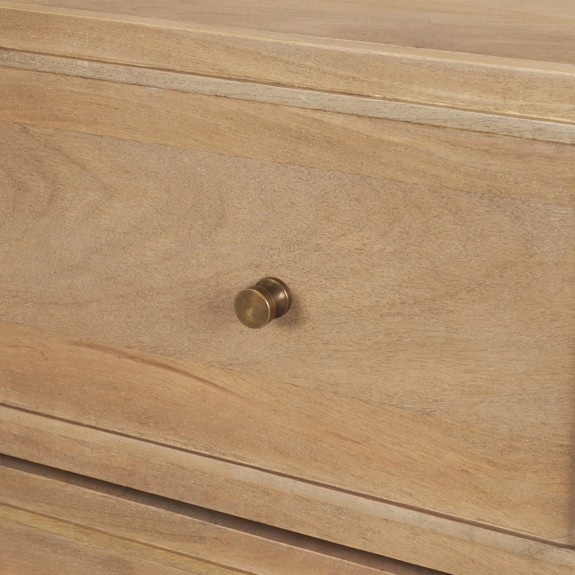 Phil Light Brown Wood 2 Drawer Accent Cabinet - Image 9