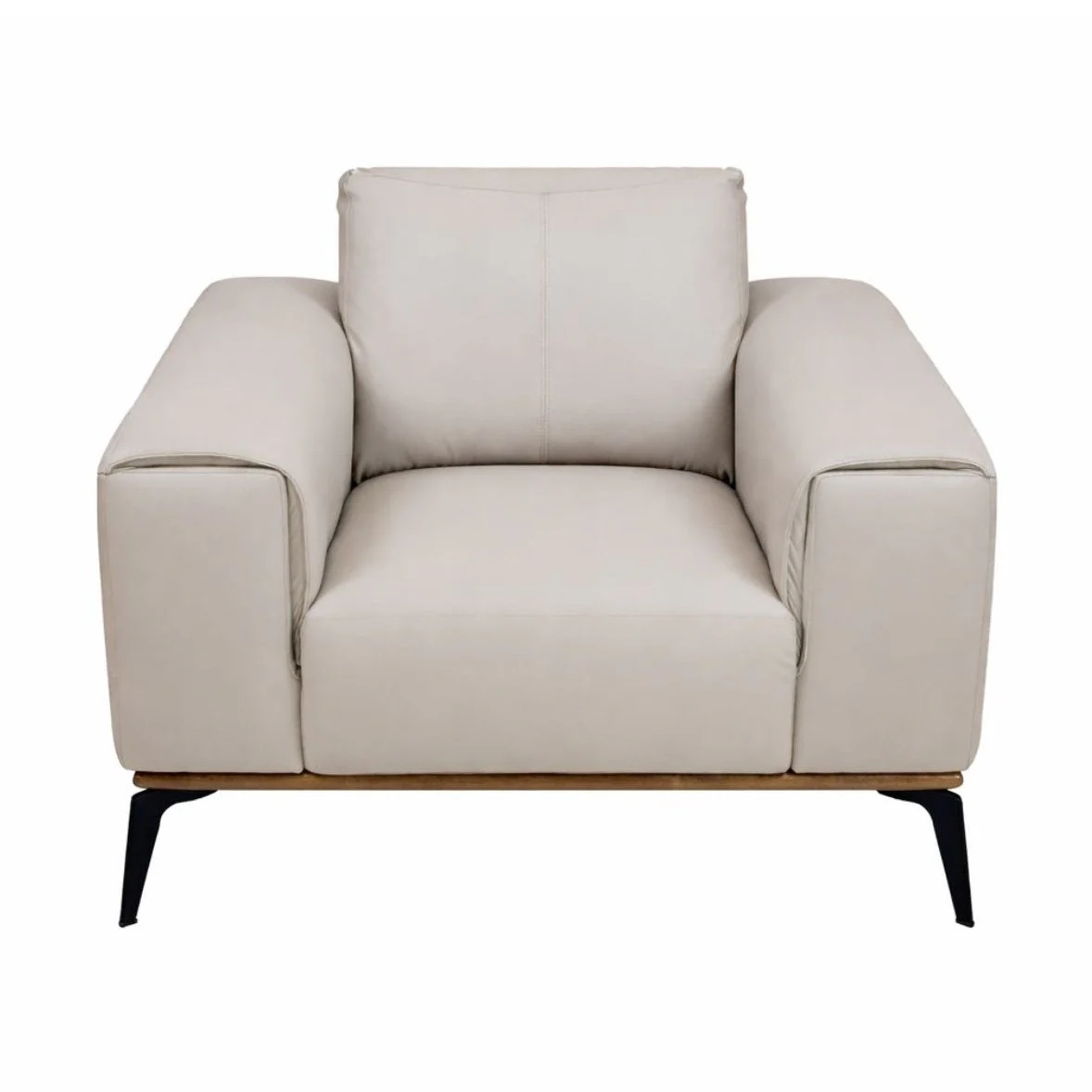 Pietro Genuine Leather Accent Chair - Image 12