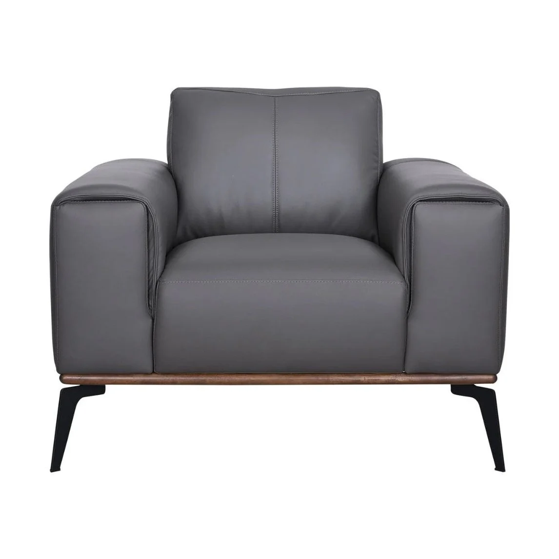 Pietro Genuine Leather Accent Chair - Image 7