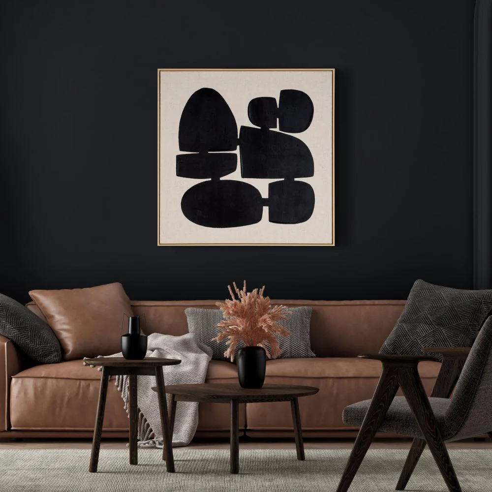 Pillars I, Hand Painted Canvas - Image 6