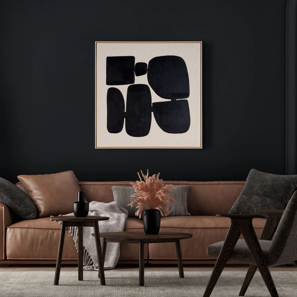 Pillars II, Hand Painted Canvas - Image 6